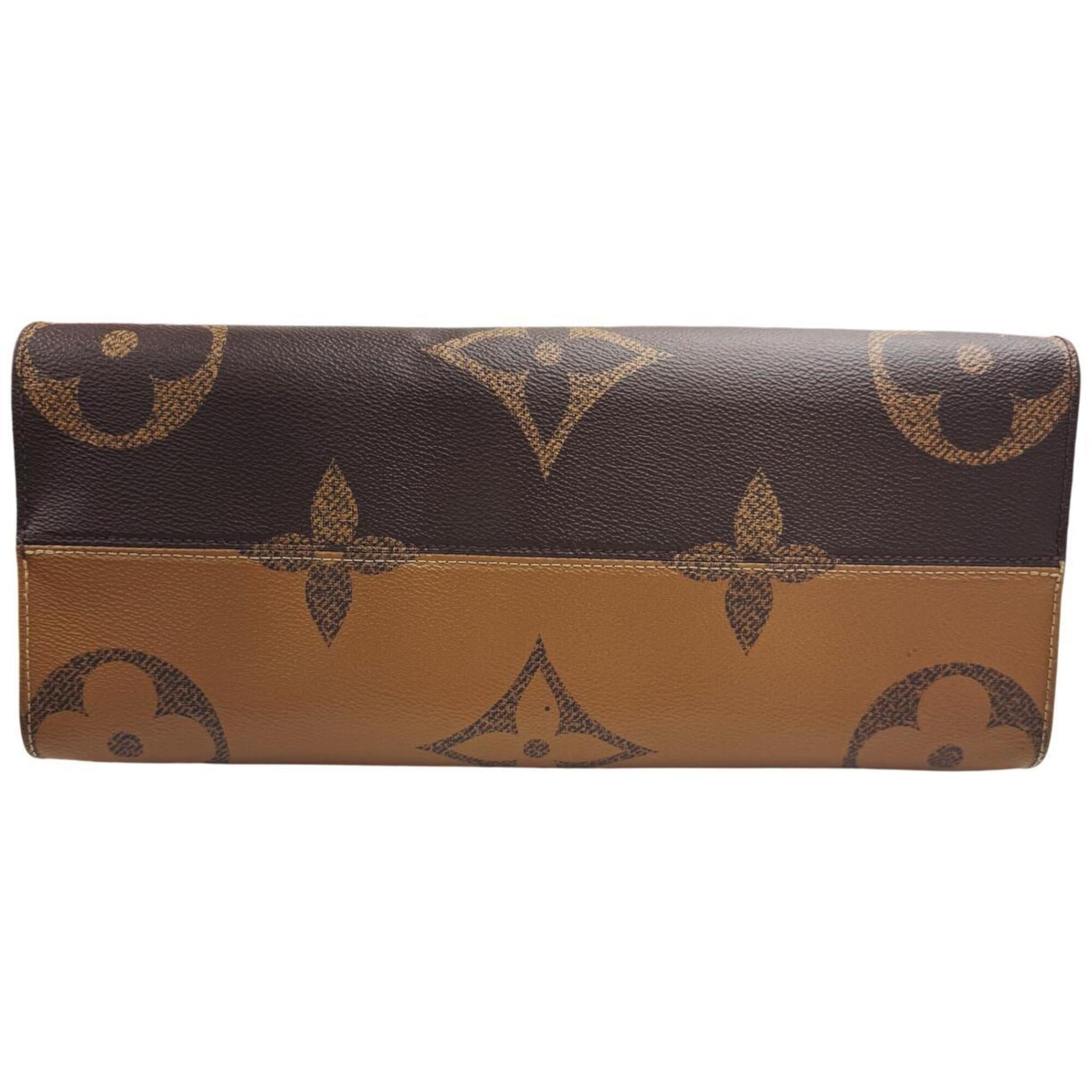 Louis Vuitton Brown Monogram Handbag Tote Bag (Pre-Owned)