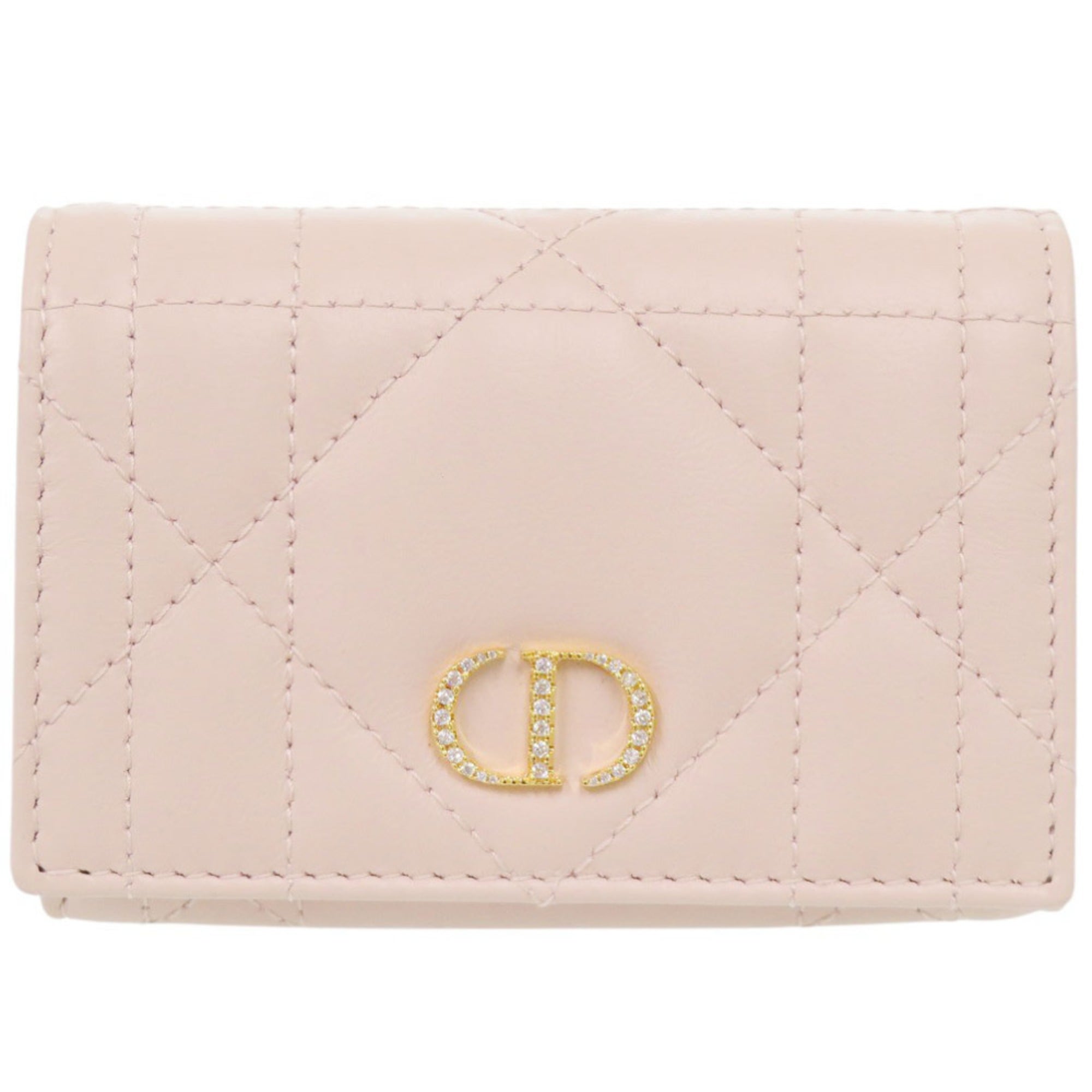 Christian Dior Pink Leather Wallet (Bi-Fold) (Pre-Owned)