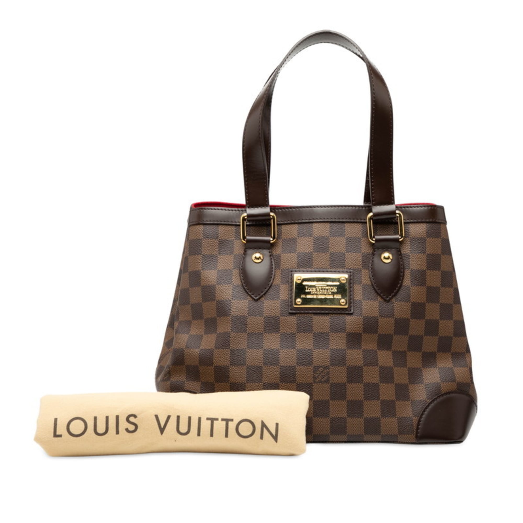 Louis Vuitton Brown Pvc Leather Handbag Tote Bag (Pre-Owned)