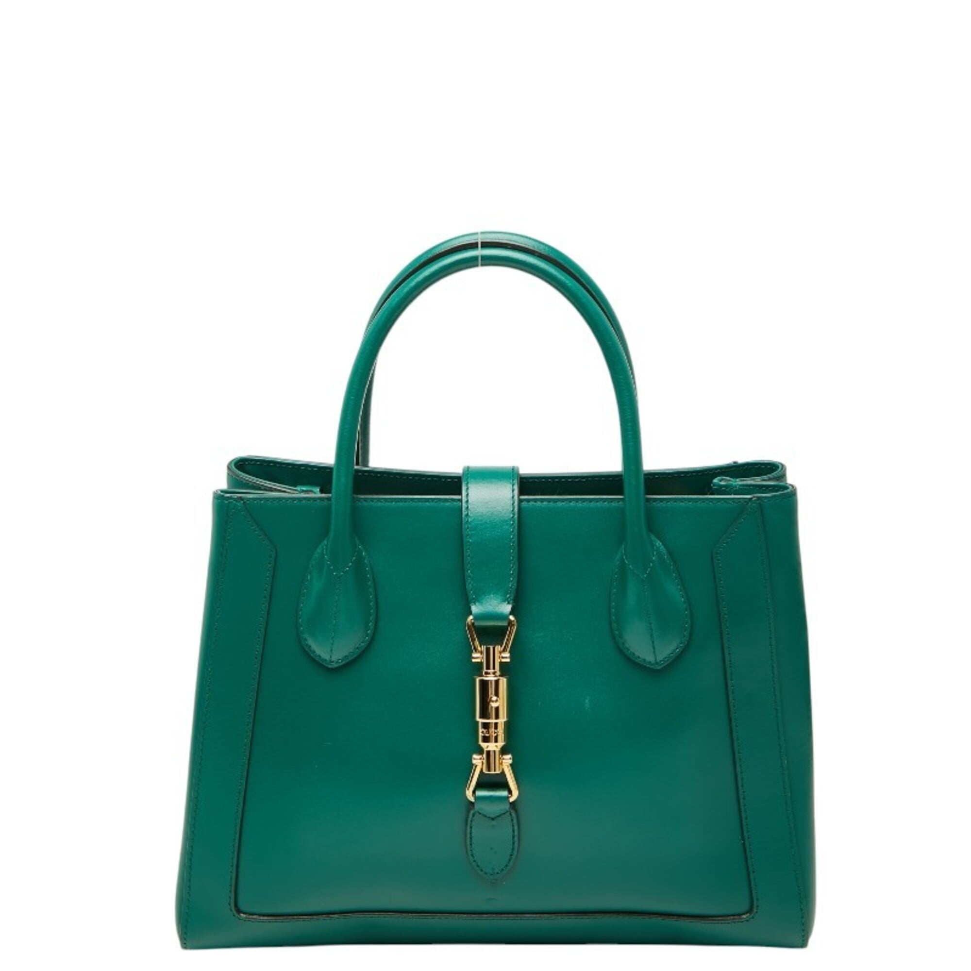 Gucci Green Leather Handbag (Pre-Owned)