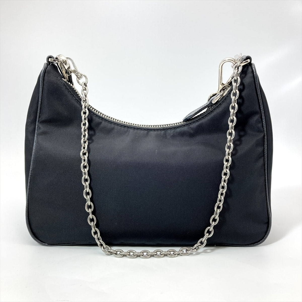 Prada Black Nylon Handbag Shoulder Bag (Pre-Owned)