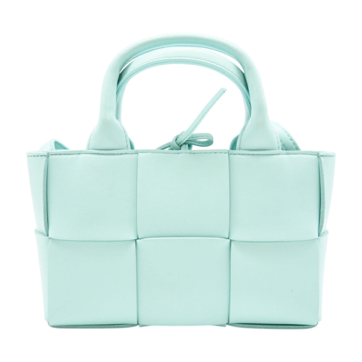 Bottega Veneta Blue Leather Tote Bag (Pre-Owned)