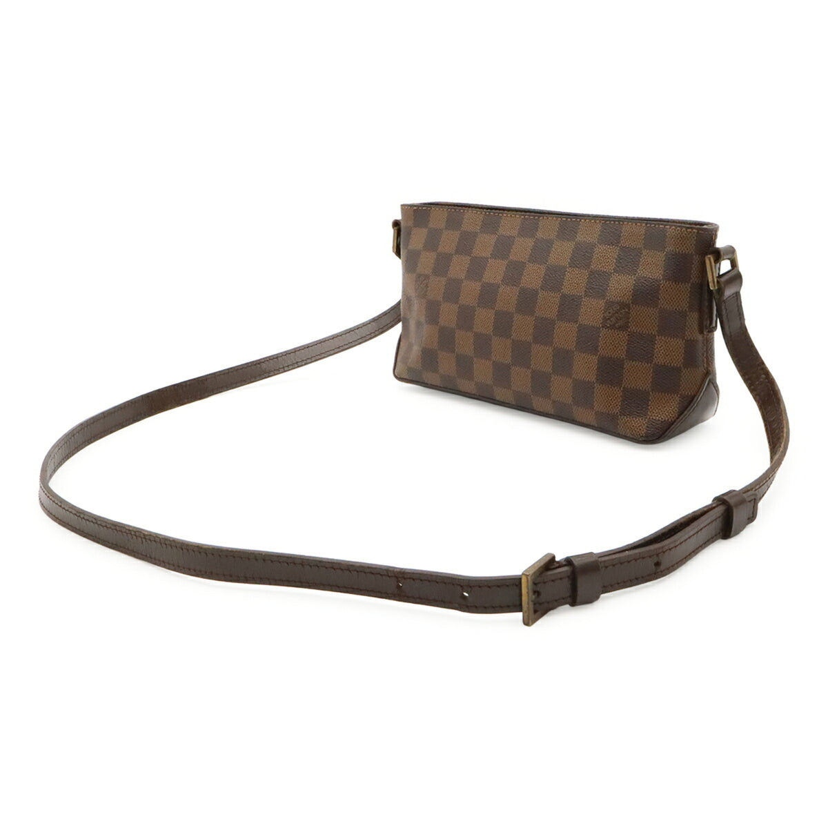 Louis Vuitton Brown Damier Canvas Pvc Pochette Shoulder Bag (Pre-Owned)