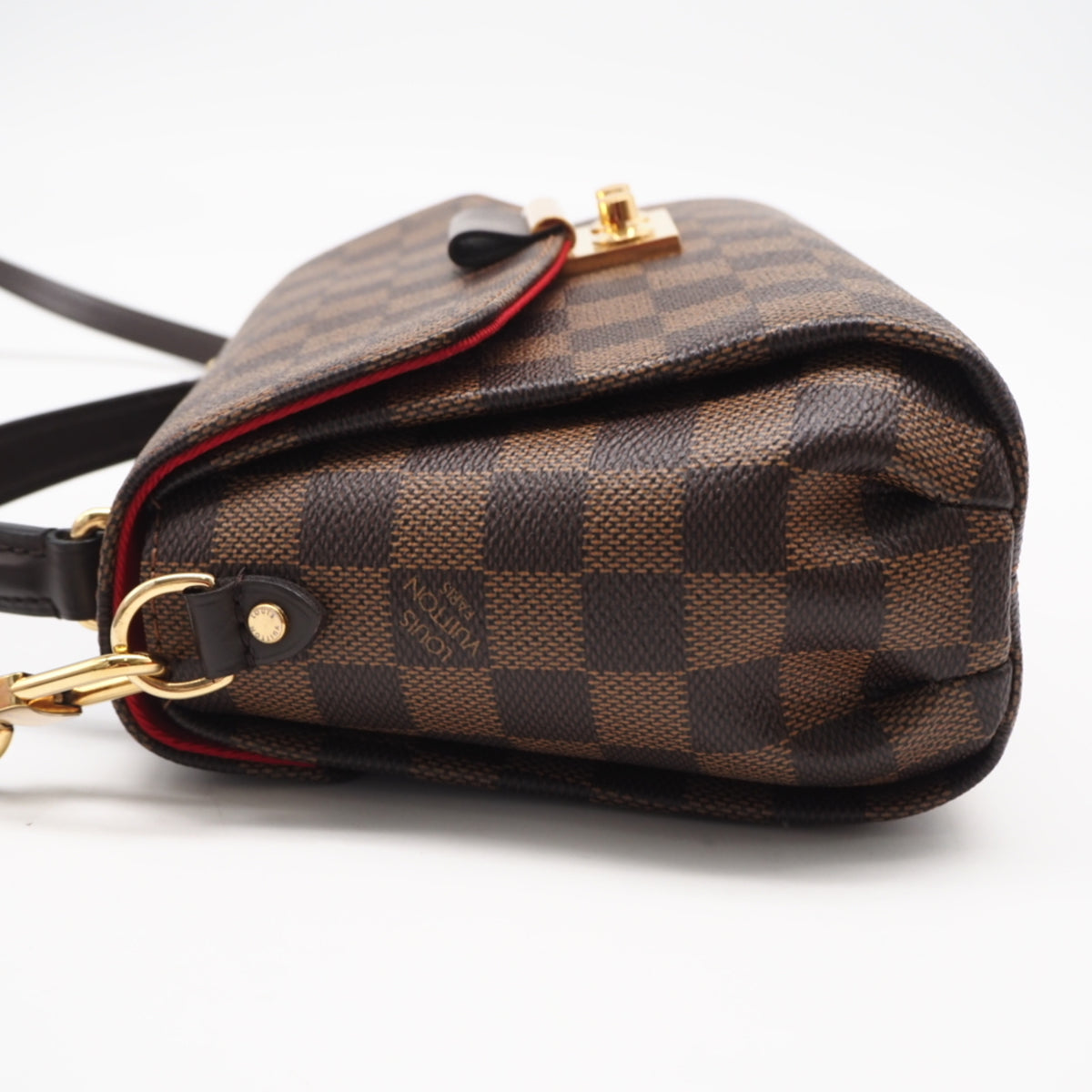 Louis Vuitton Beige Black Brown Damier Canvas Damier Canvas Shoulder Bag (Pre-Owned)