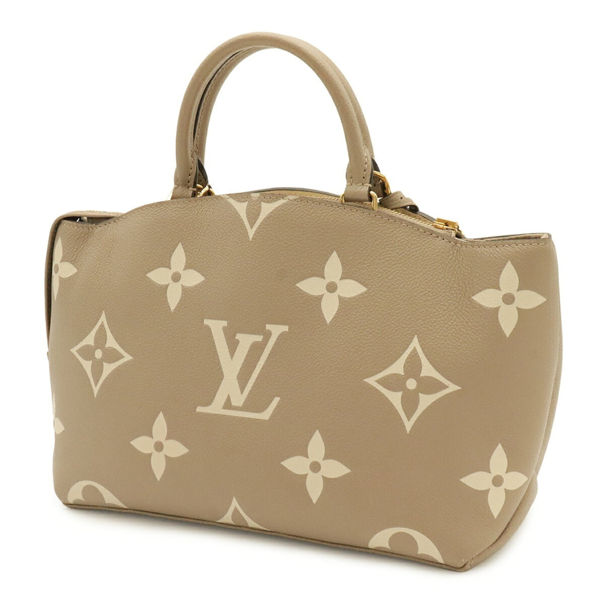 Louis Vuitton Beige Monogram Monogram Empreinte Handbag (Pre-Owned)