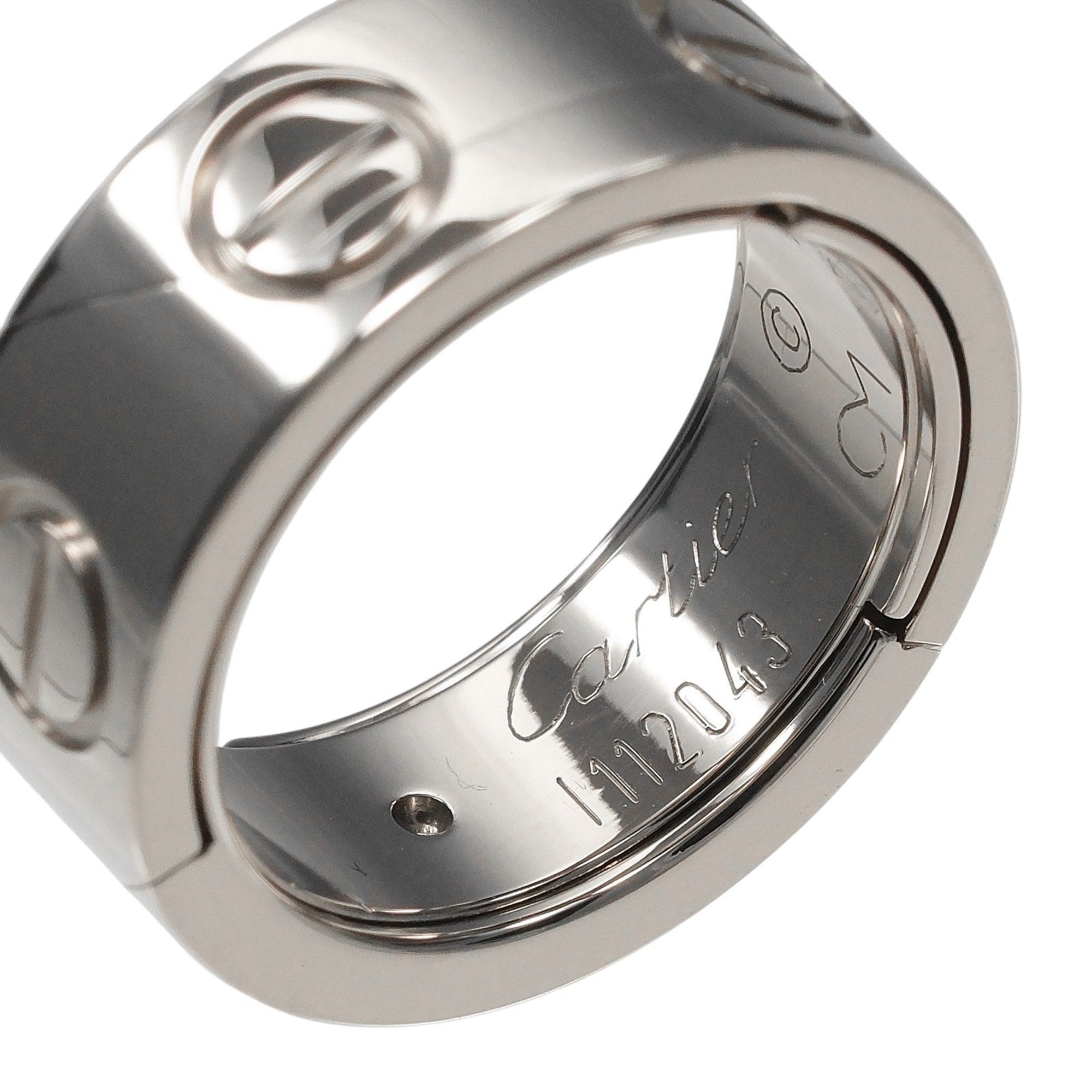 Cartier White Gold (18K) Band Ring (Pre-Owned)