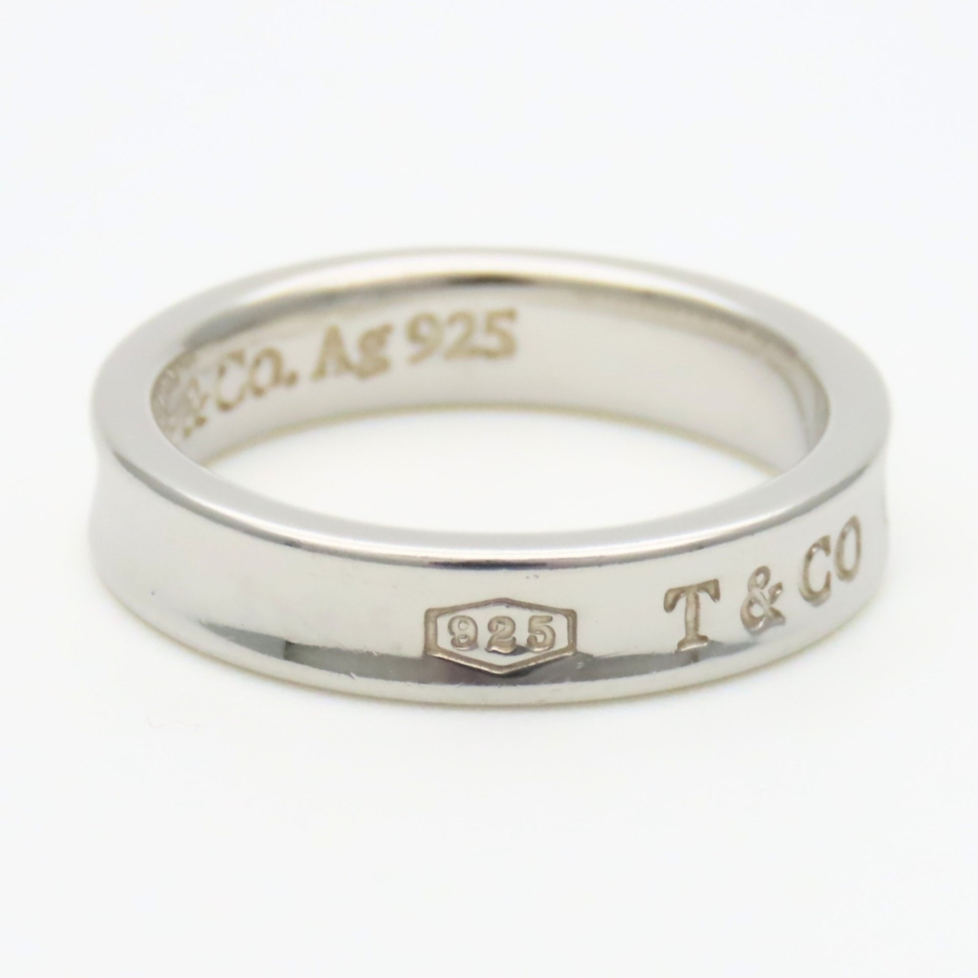 Tiffany Silver Silver 925 Band Ring (Pre-Owned)