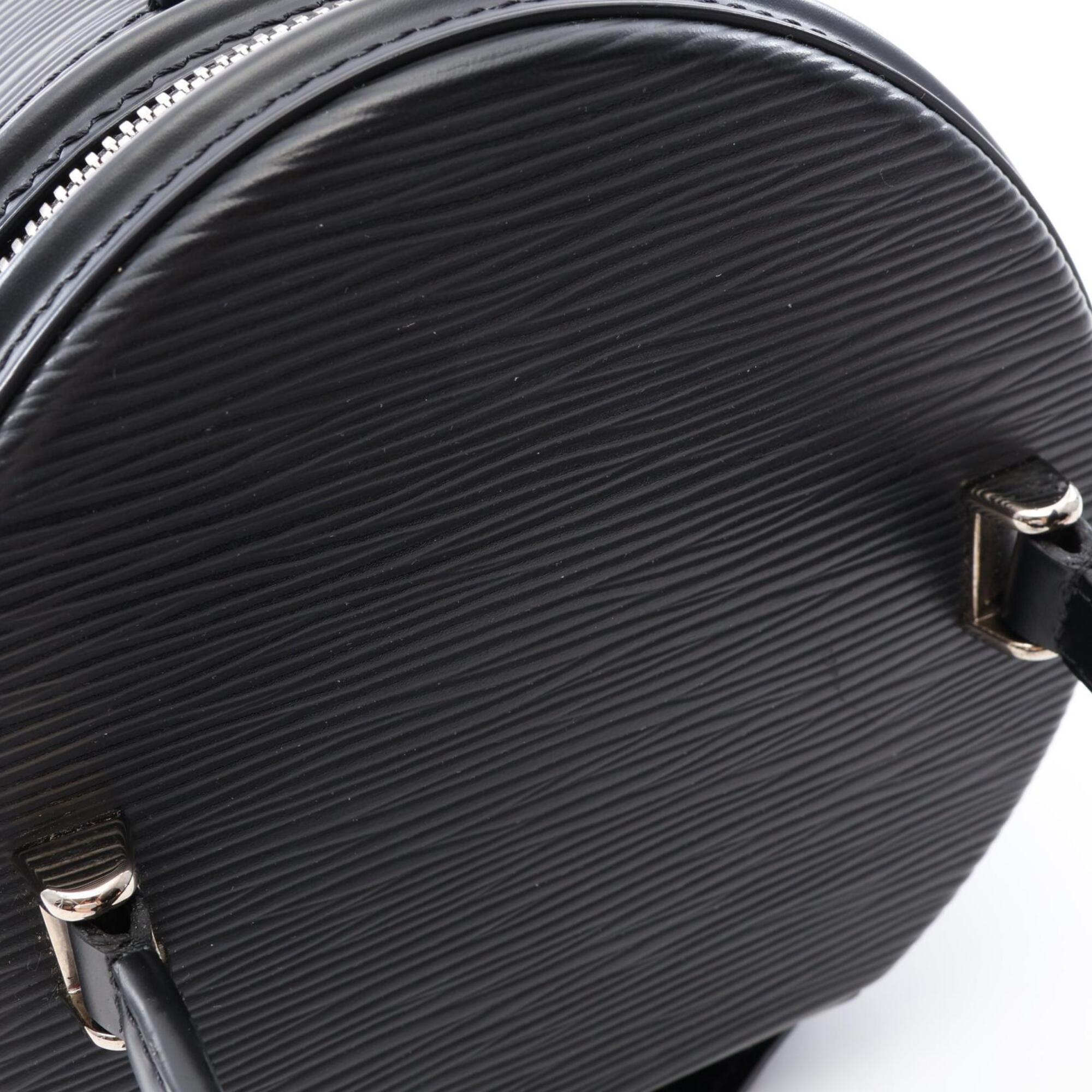 Louis Vuitton Black Noir Leather Handbag (Pre-Owned)