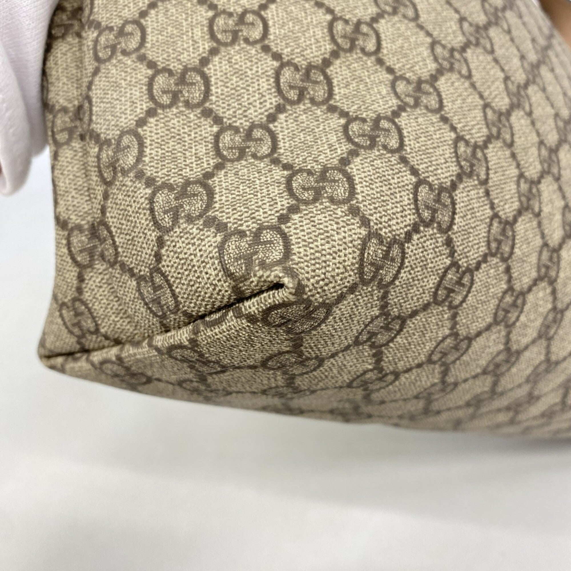 Gucci Brown Pink Pvc Tote Bag (Pre-Owned)