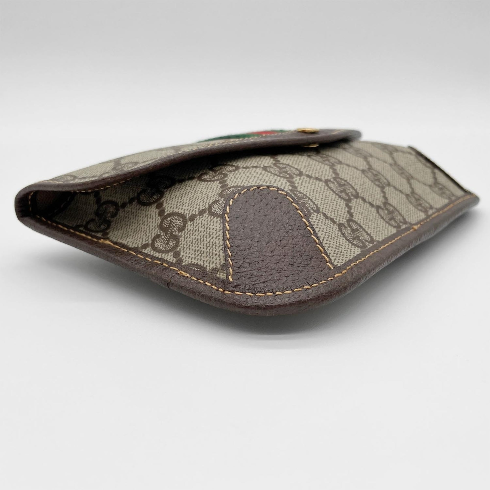 Gucci Brown Pvc Leather Pouch (Pre-Owned)