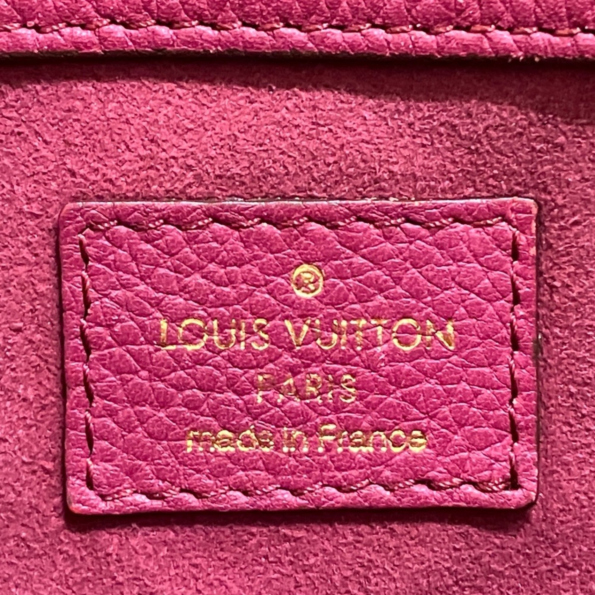 Louis Vuitton Brown Purple Monogram Canvas Tote Bag (Pre-Owned)