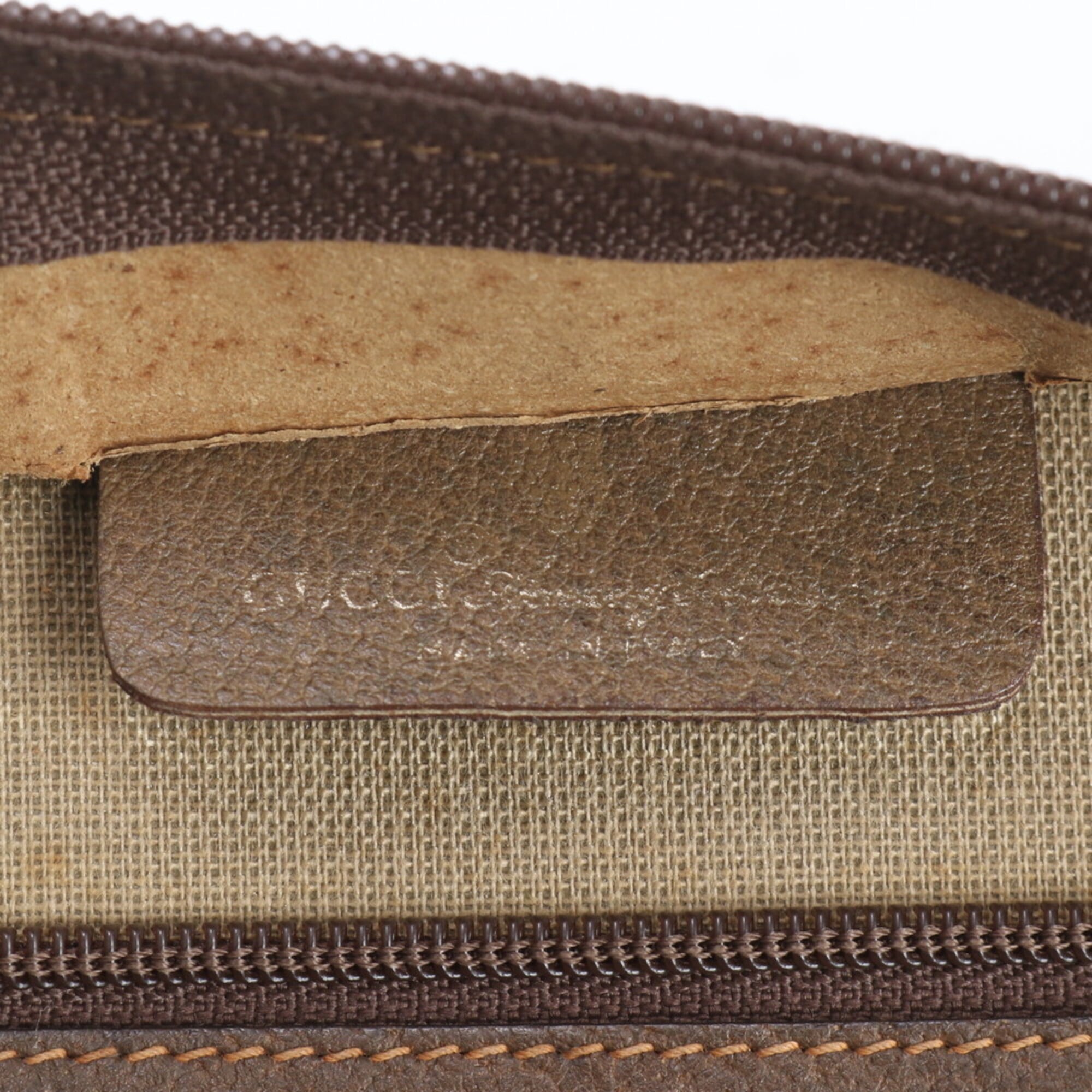Gucci Brown Leather Coated Canvas (Pre-Owned)
