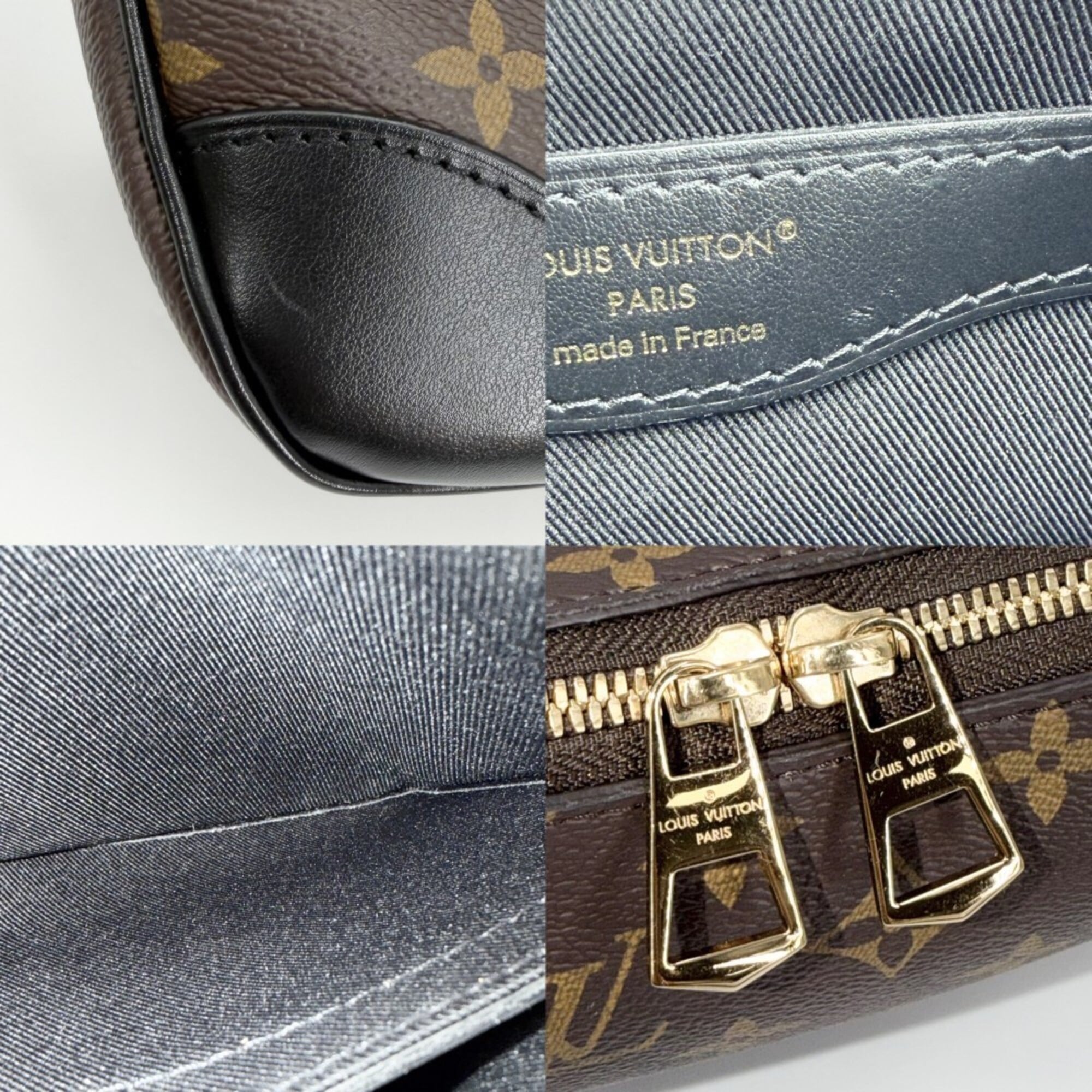 Louis Vuitton Brown Noir Monogram Handbag Shoulder Bag (Pre-Owned)
