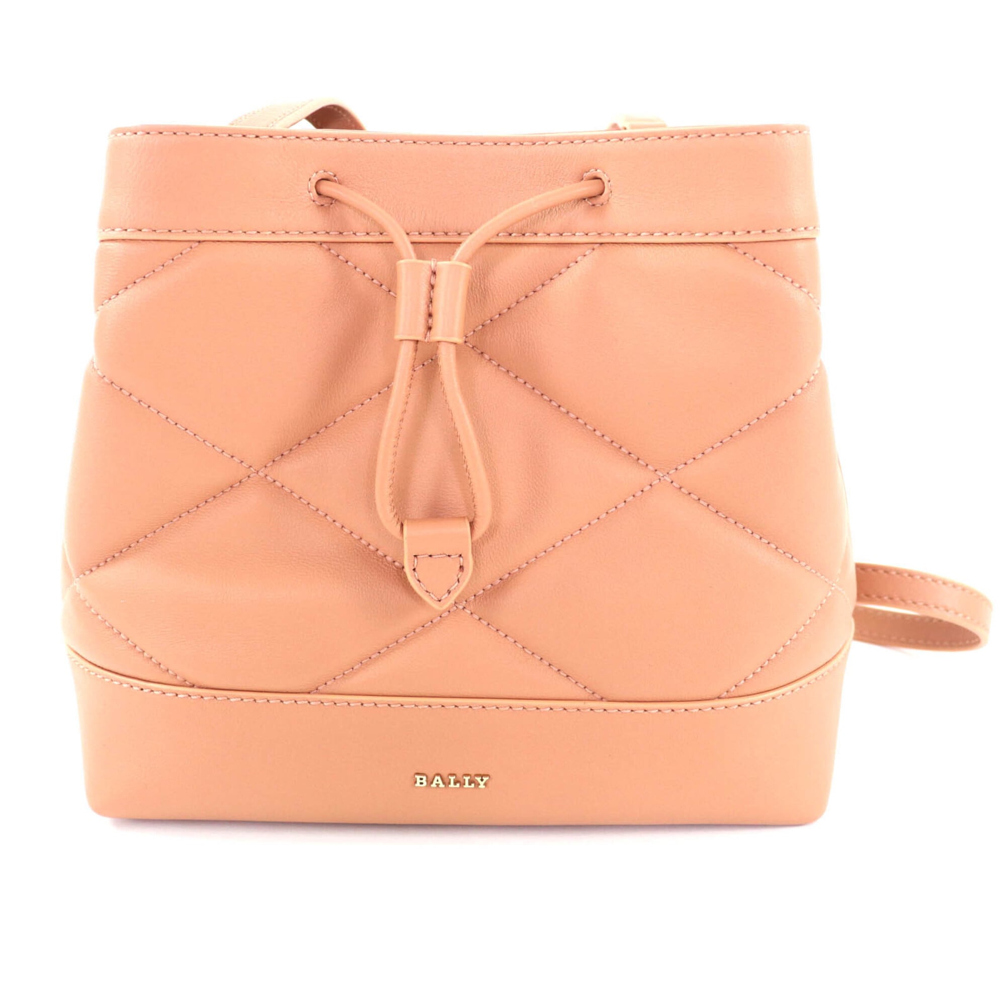 Bally Pink Leather Shoulder Bag (Pre-Owned)