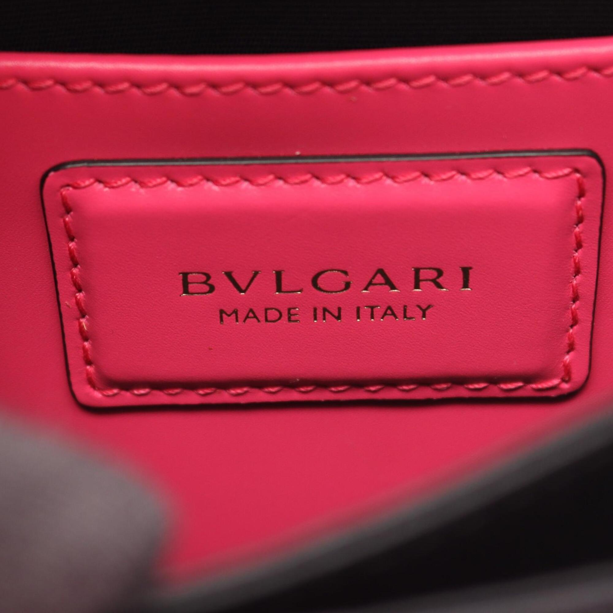 Bvlgari Pink Leather Handbag (Pre-Owned)