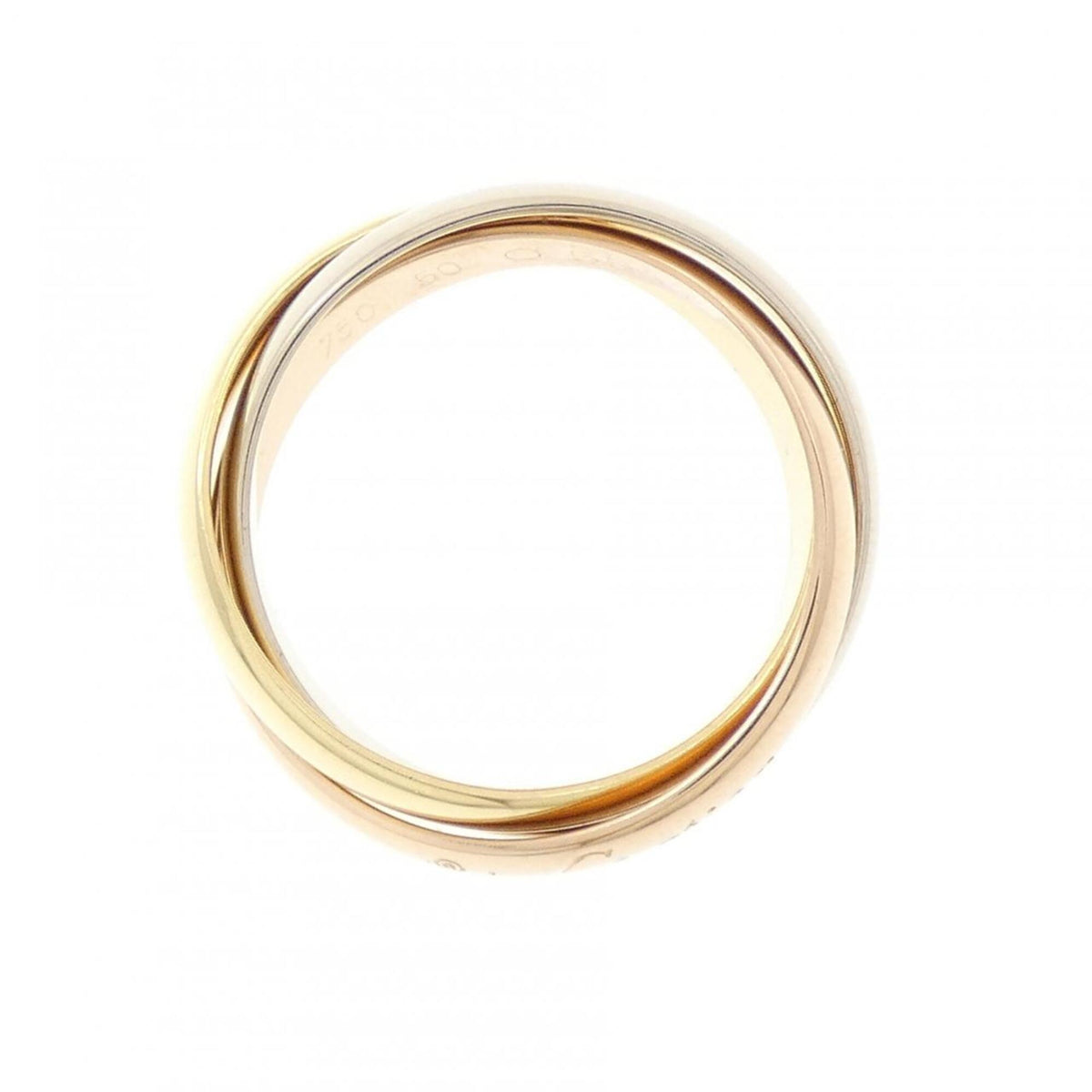 Cartier Trinity Yellow Gold (18K) Pink Gold (18K) White Gold (18K) Band Ring (Pre-Owned)