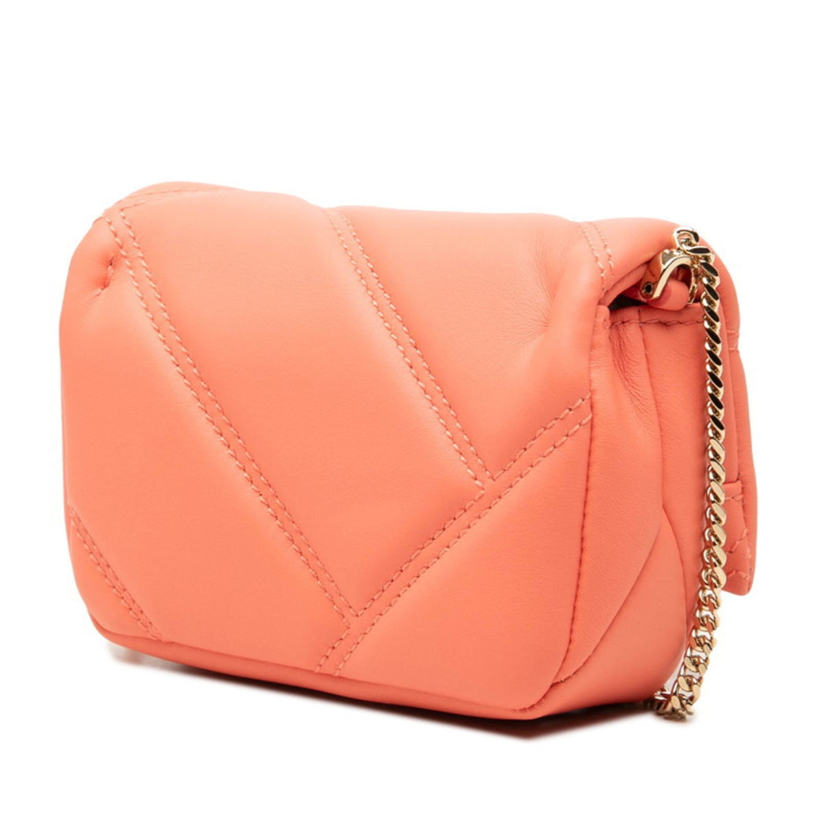 Bvlgari Pink Leather Pochette Shoulder Bag (Pre-Owned)