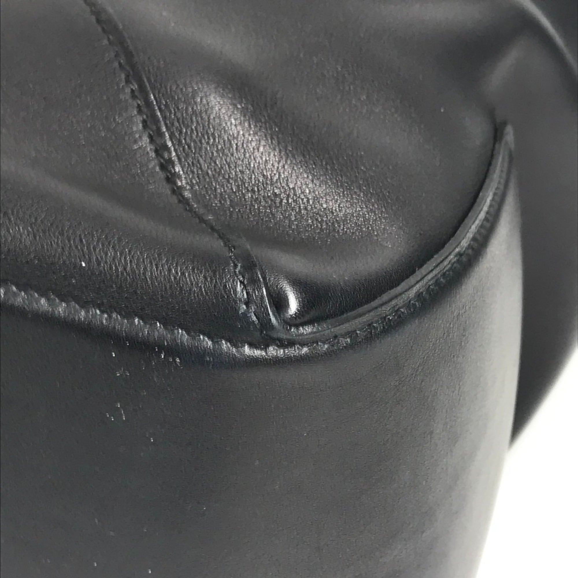 Hermes Black Swift Leather Boston Bag Handbag Shoulder Bag (Pre-Owned)
