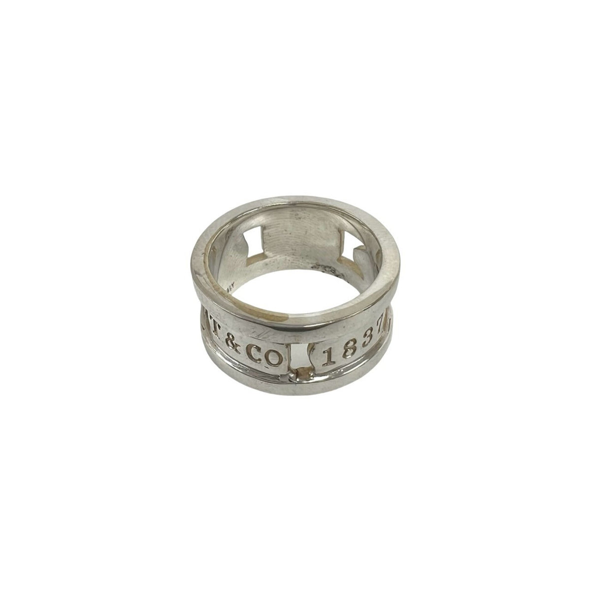 Tiffany Silver Silver 925 Band Ring (Pre-Owned)