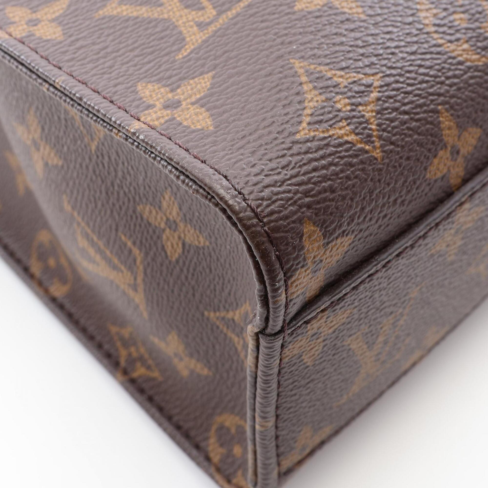 Louis Vuitton Brown Coated Canvas Pvc Monogram Leather Handbag Tote Bag (Pre-Owned)