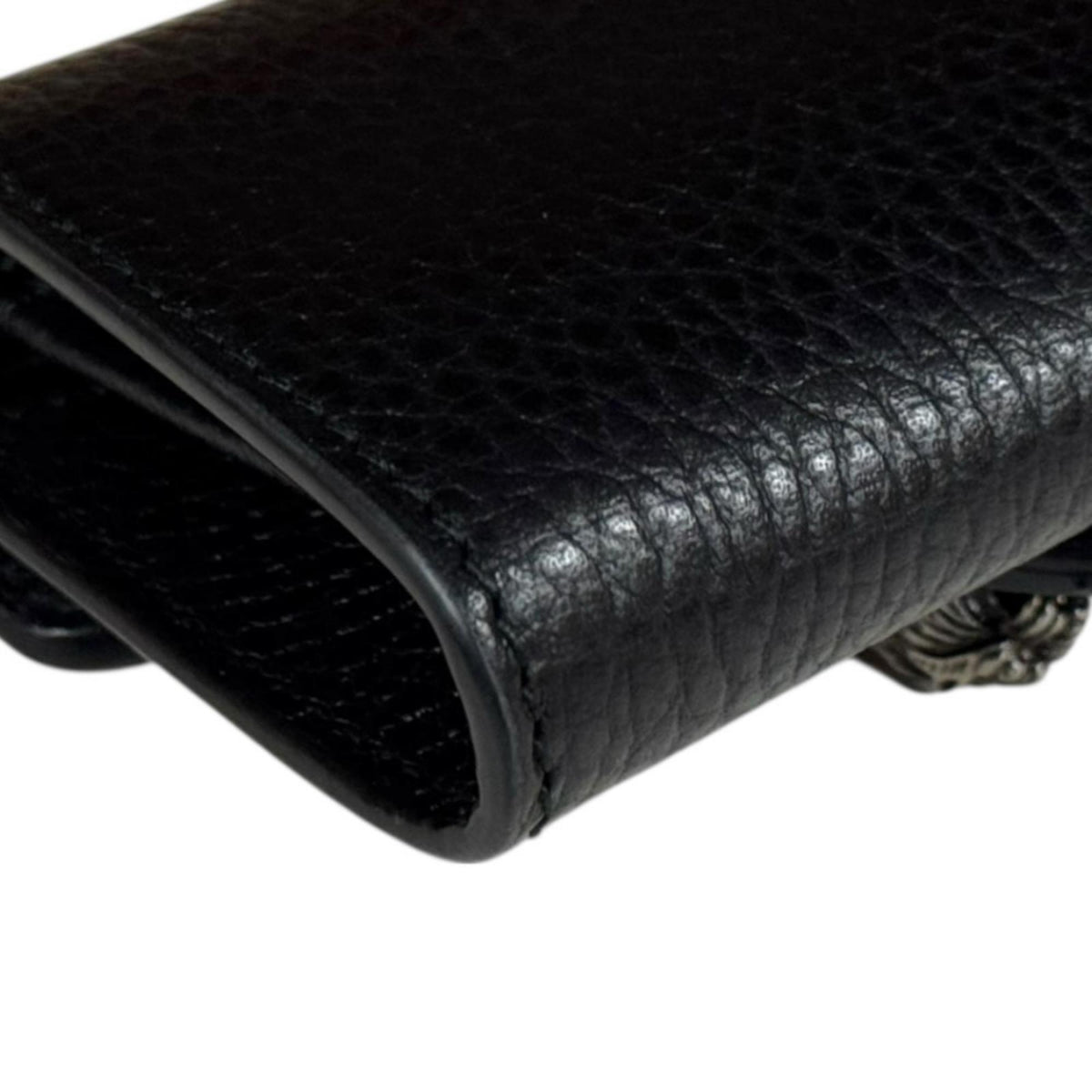 Gucci Black Leather Coin Purse/Coin Case (Pre-Owned)