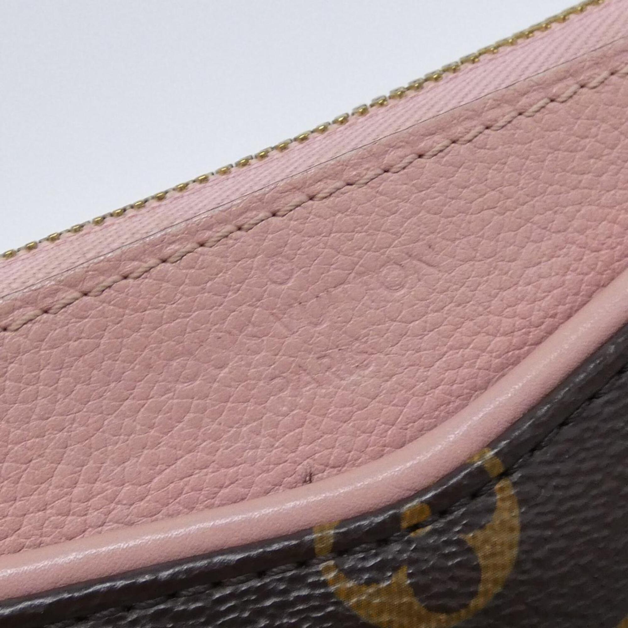 Louis Vuitton Brown Coated Canvas Handbag (Pre-Owned)