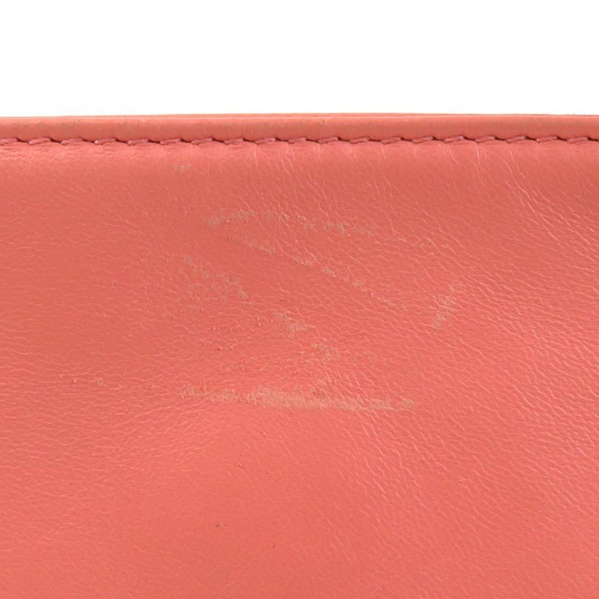 Loewe Salmon Pink Leather Handbag Tote Bag (Pre-Owned)