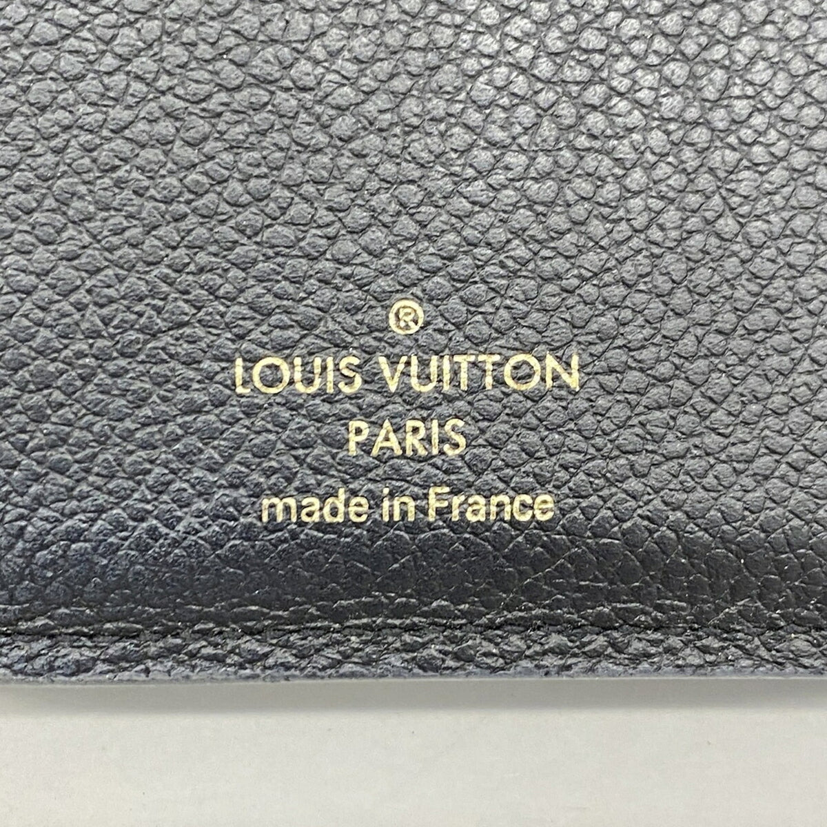 Louis Vuitton Noir Wallet (Tri-Fold) (Pre-Owned)