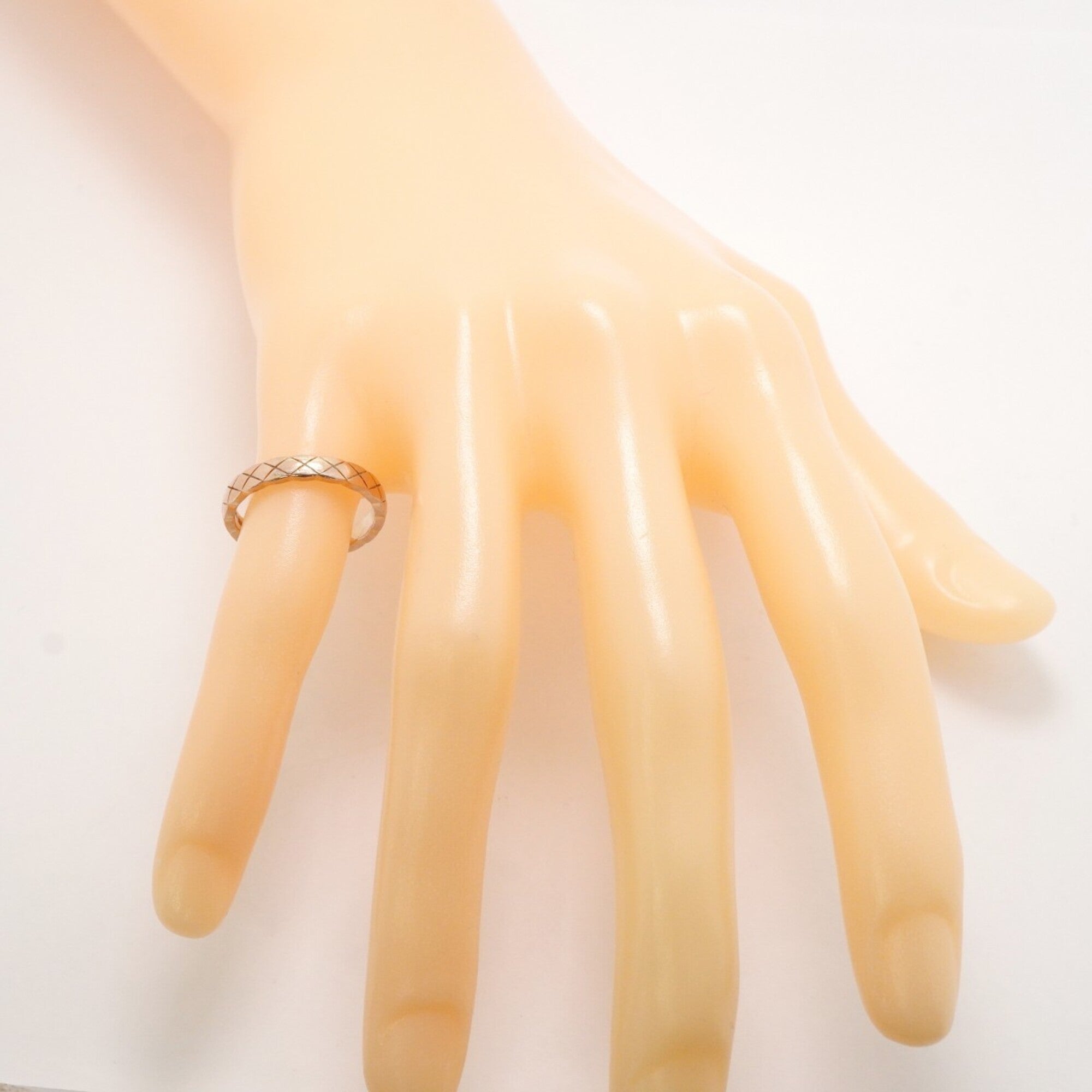 Chanel Pink Gold (18K) Band Ring (Pre-Owned)