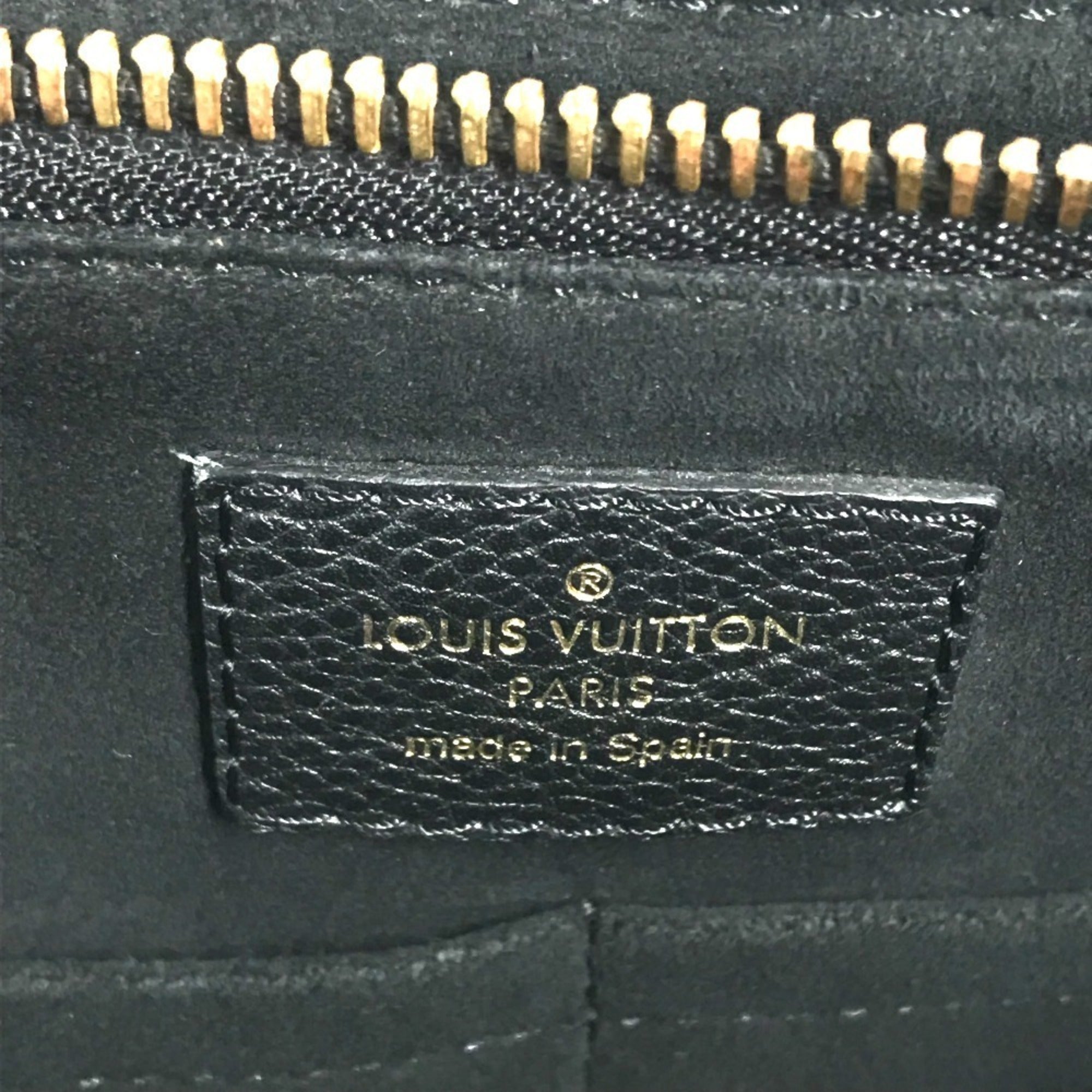 Louis Vuitton Black Noir Monogram Empreinte Shoulder Bag Tote Bag (Pre-Owned)