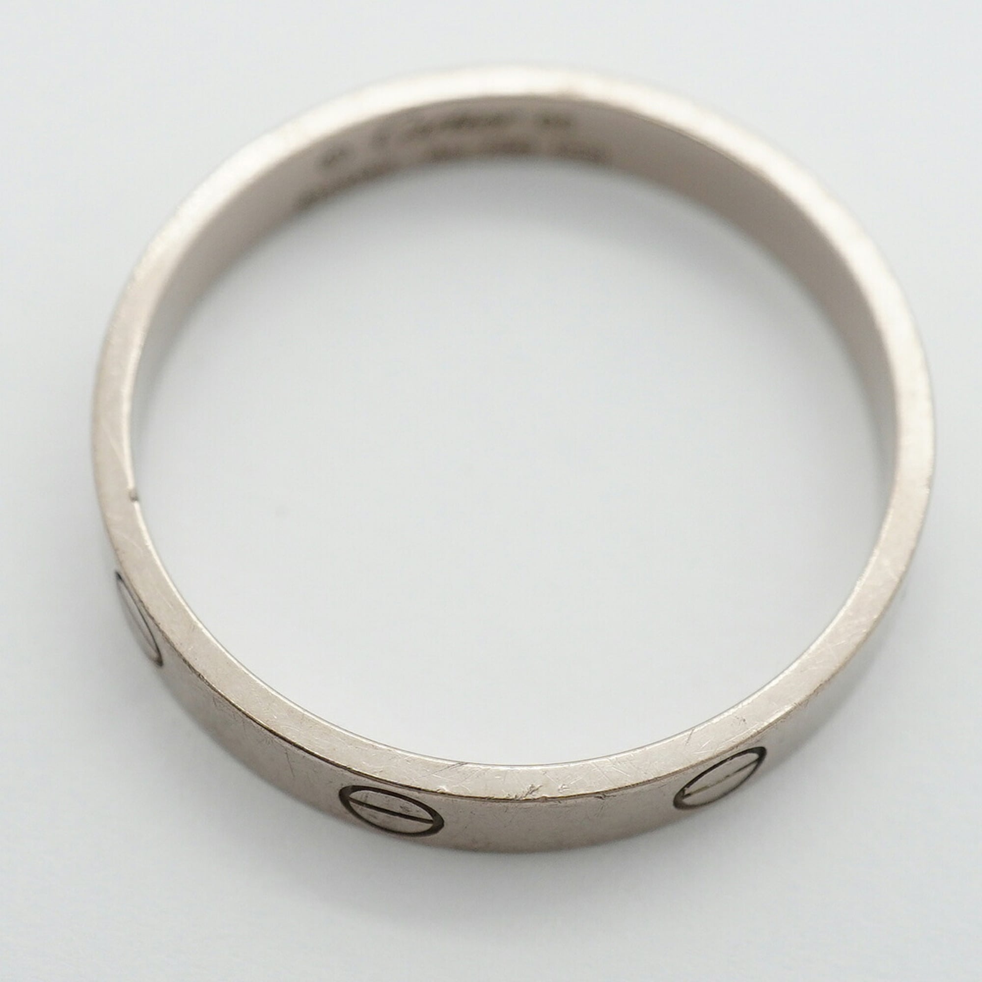 Cartier White Gold (18K) Band Ring (Pre-Owned)