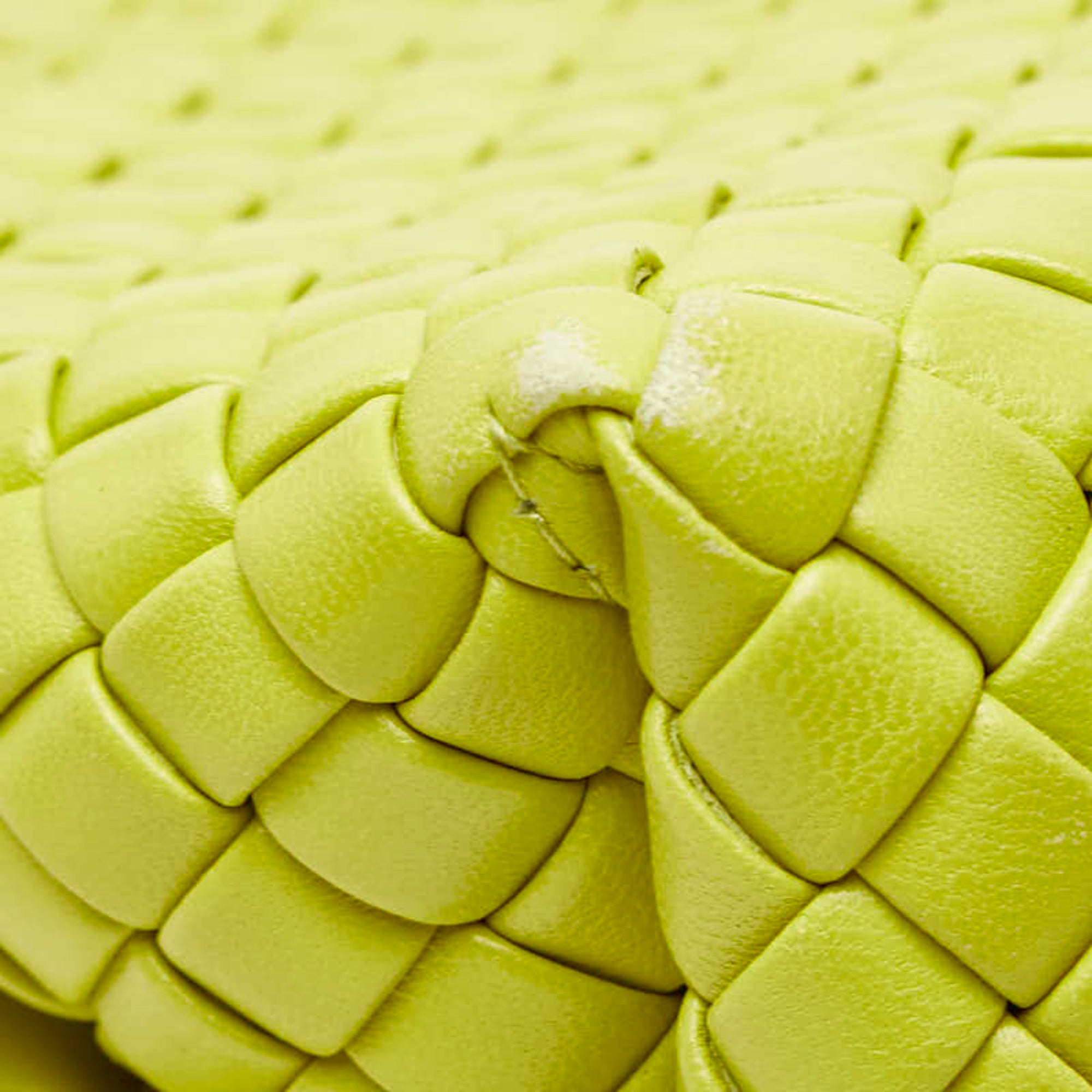 Bottega Veneta Yellow Leather Shoulder Bag (Pre-Owned)