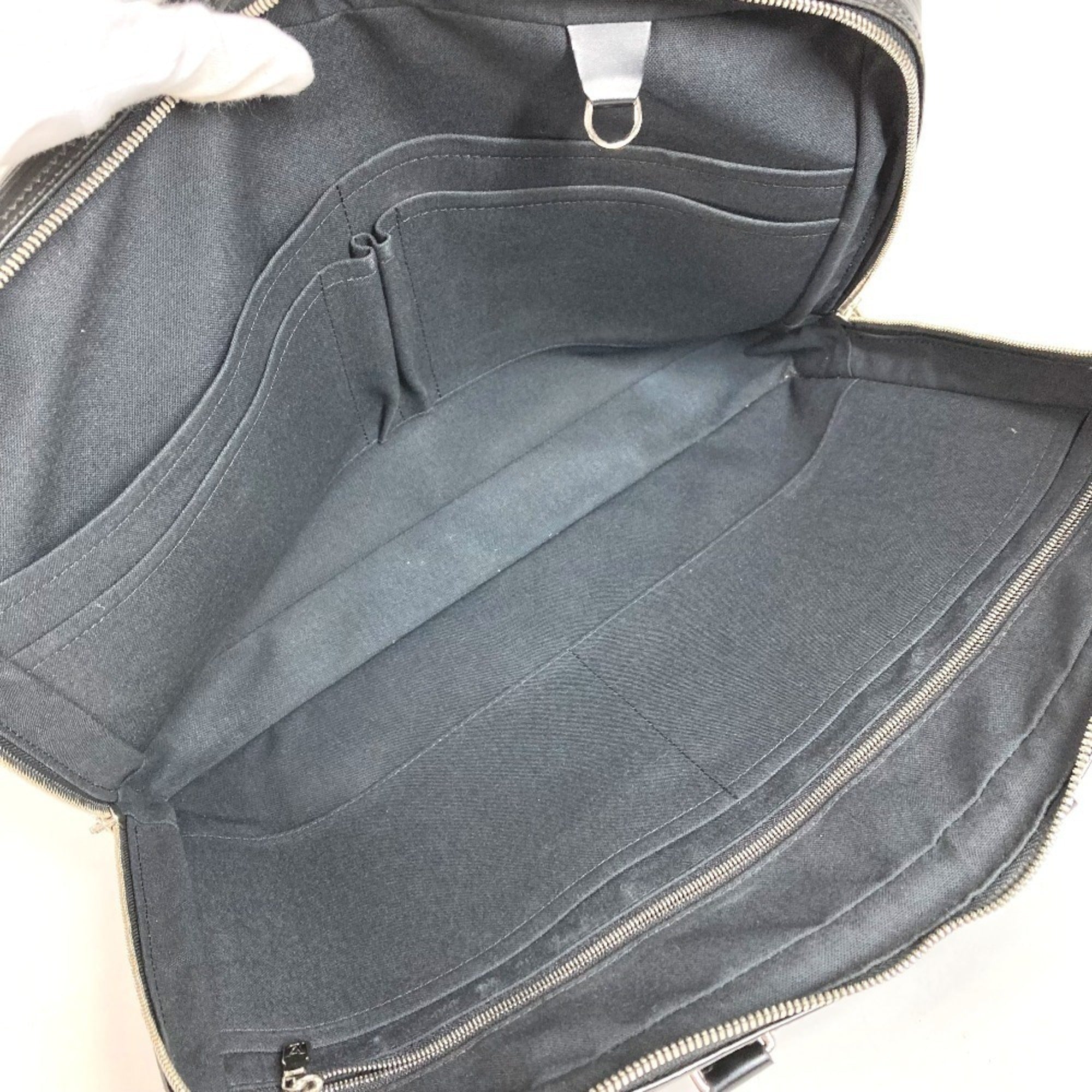 Louis Vuitton Black Noir Epi Leather Briefcase Handbag (Pre-Owned)