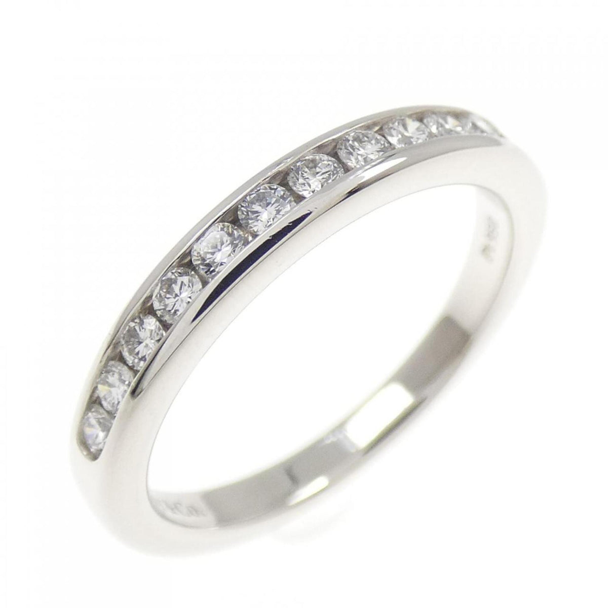 Tiffany Platinum Platinum 950 Band Ring (Pre-Owned)