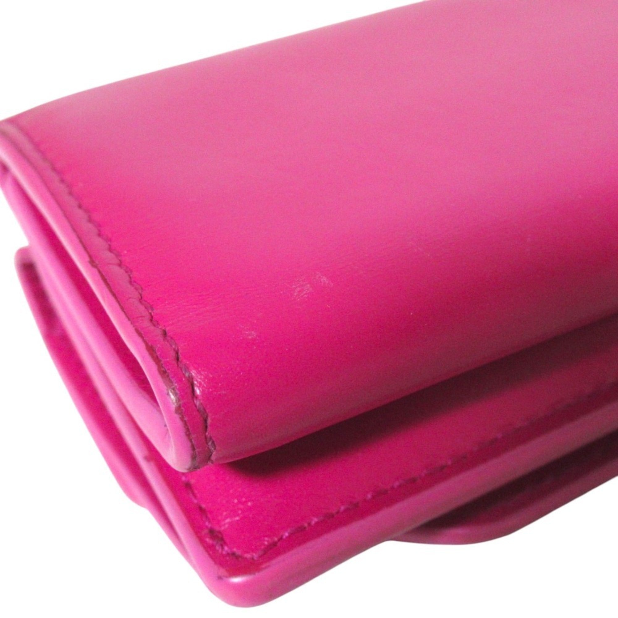 Balenciaga Pink Leather Wallet (Tri-Fold) (Pre-Owned)