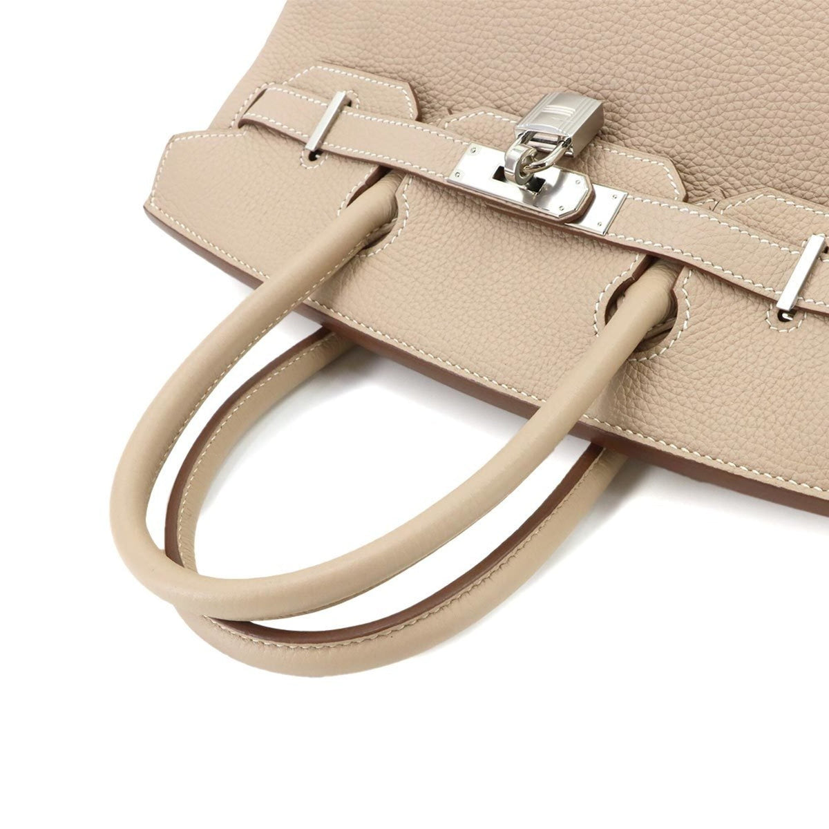 Hermes Argile Togo Leather Handbag (Pre-Owned)