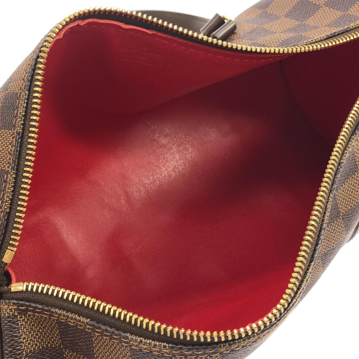 Louis Vuitton Ebene Coated Canvas Handbag Pouch (Pre-Owned)