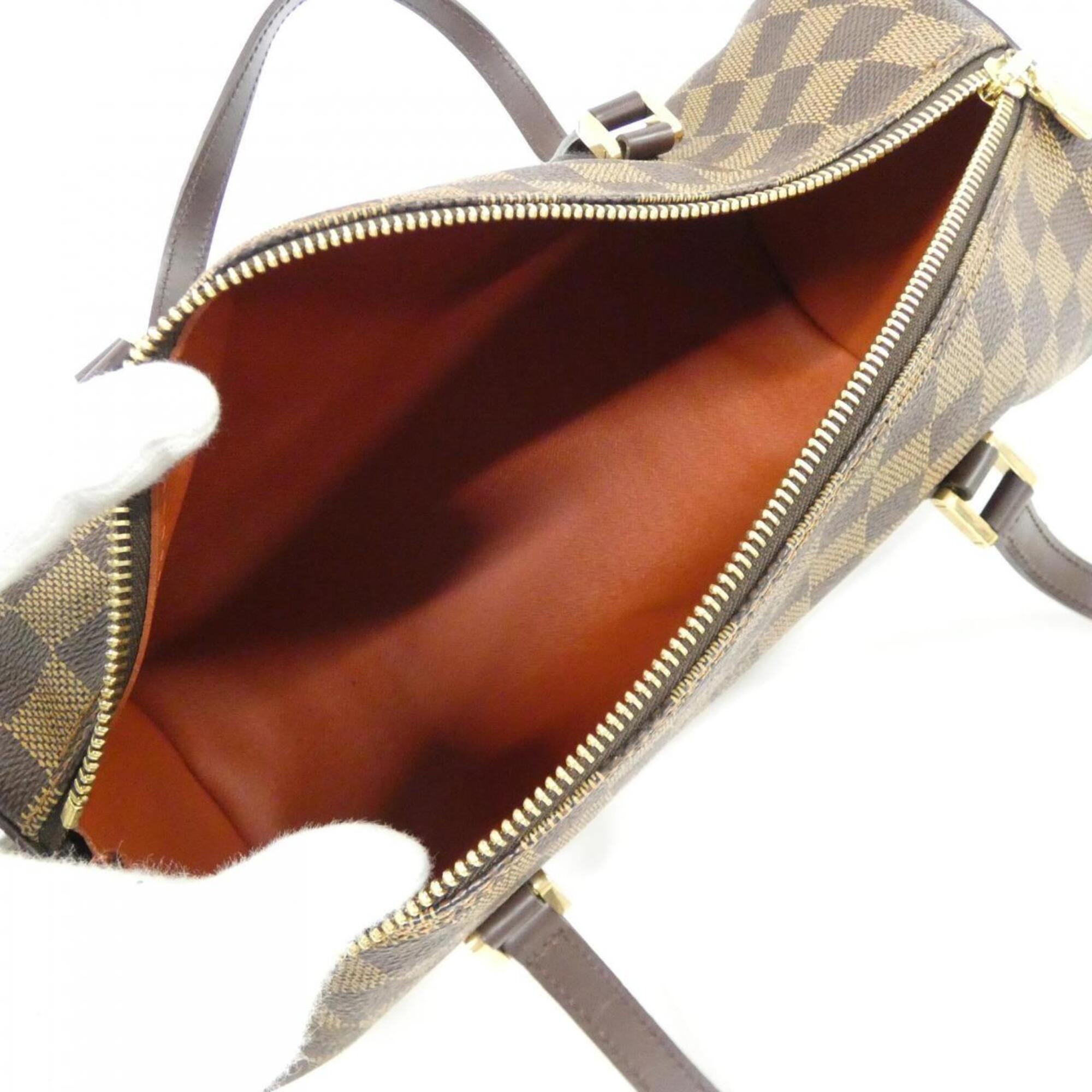 Louis Vuitton Ebene Coated Canvas Handbag Pouch (Pre-Owned)