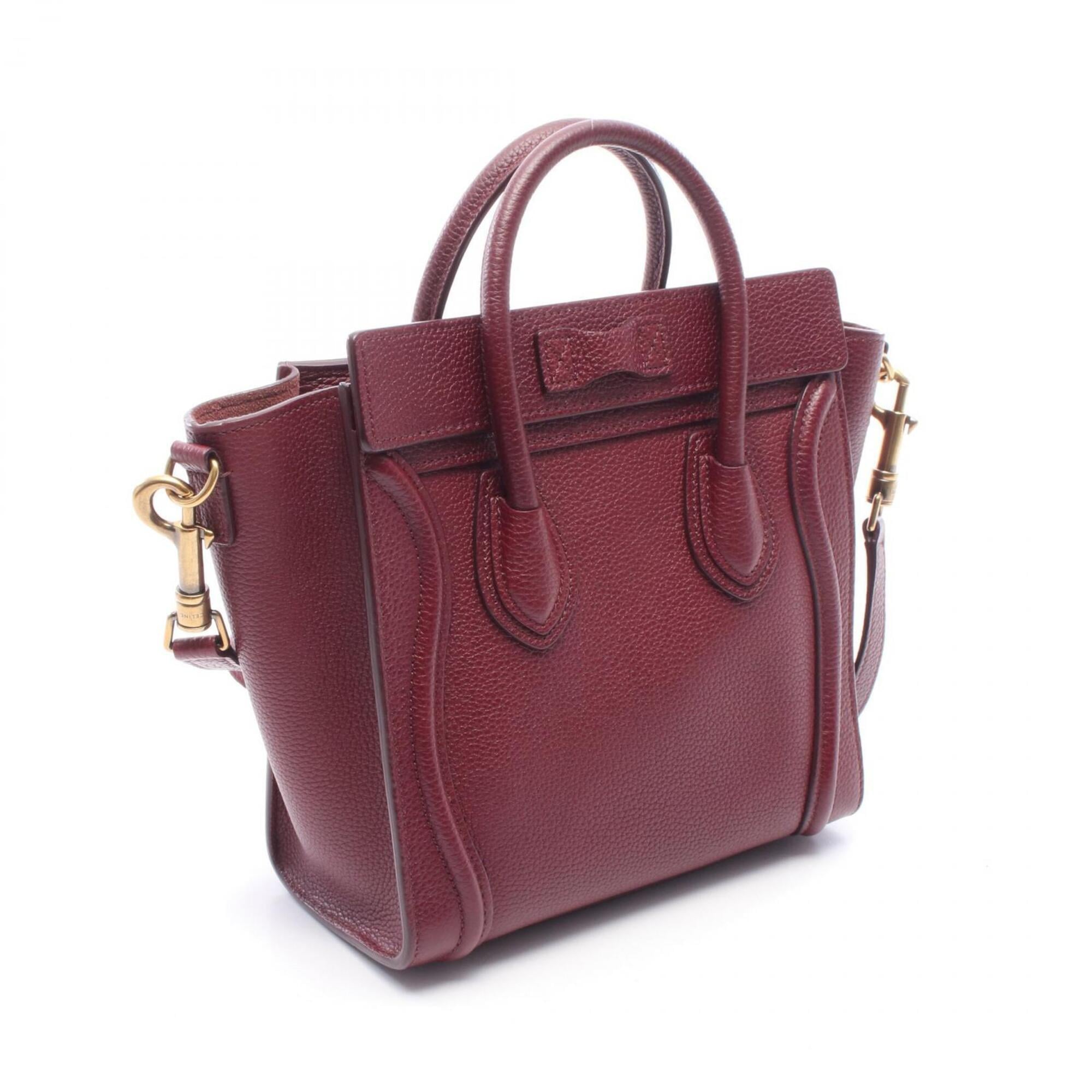 Celine Purple Leather Handbag (Pre-Owned)