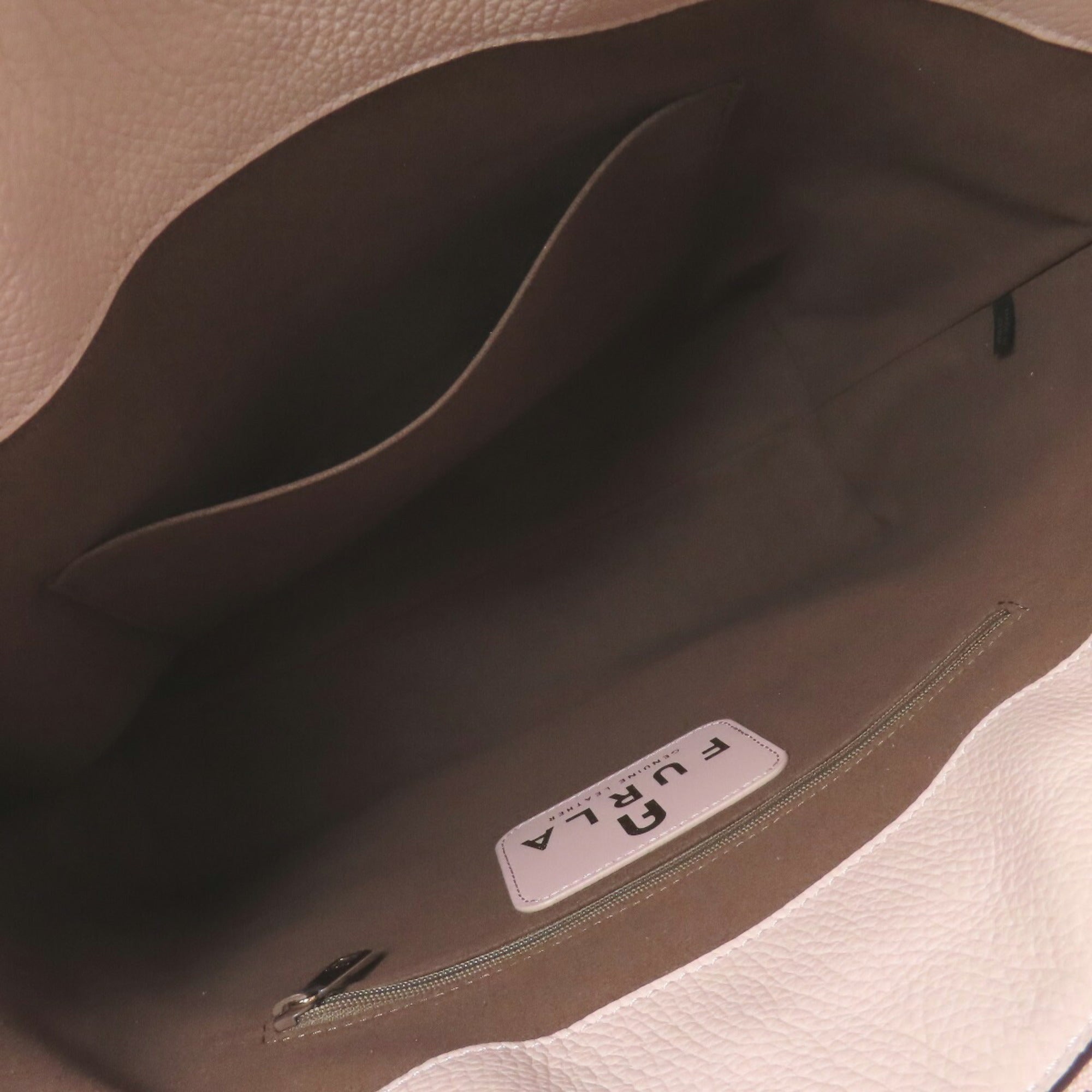 Furla Pink Leather Tote Bag (Pre-Owned)