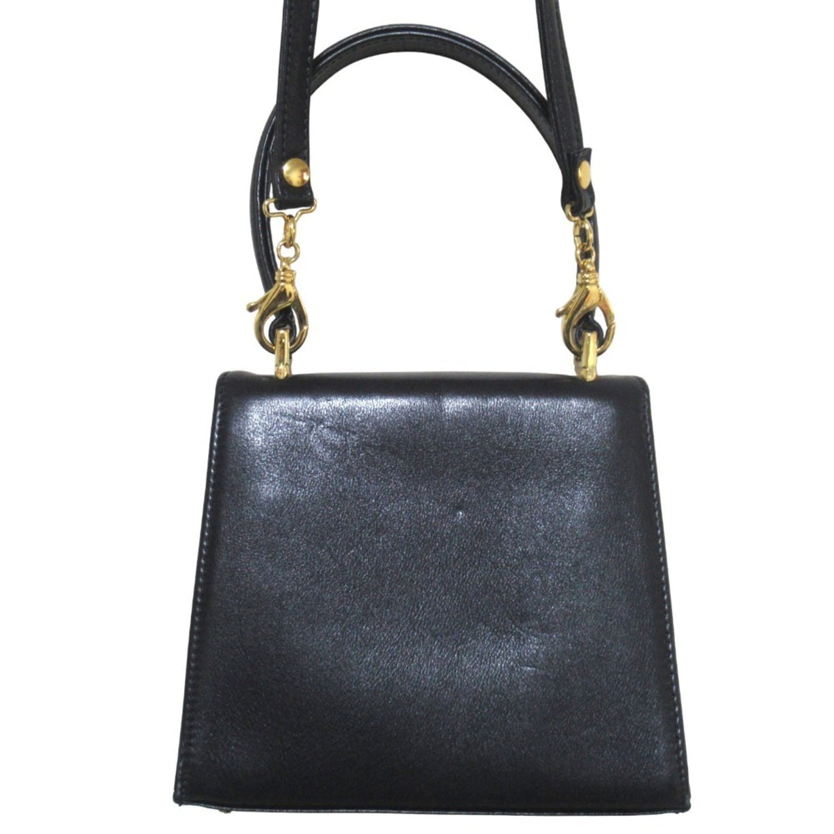 Versace Black Handbag Shoulder Bag (Pre-Owned)