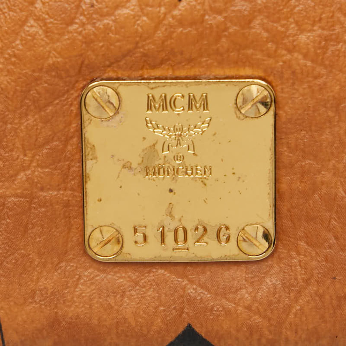 Mcm Brown Pvc Leather Handbag Shoulder Bag (Pre-Owned)