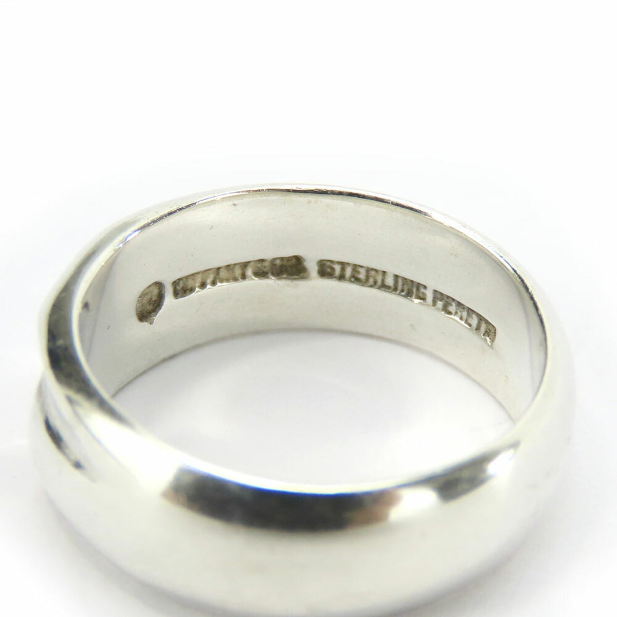 Tiffany Sterling Silver Band Ring (Pre-Owned)