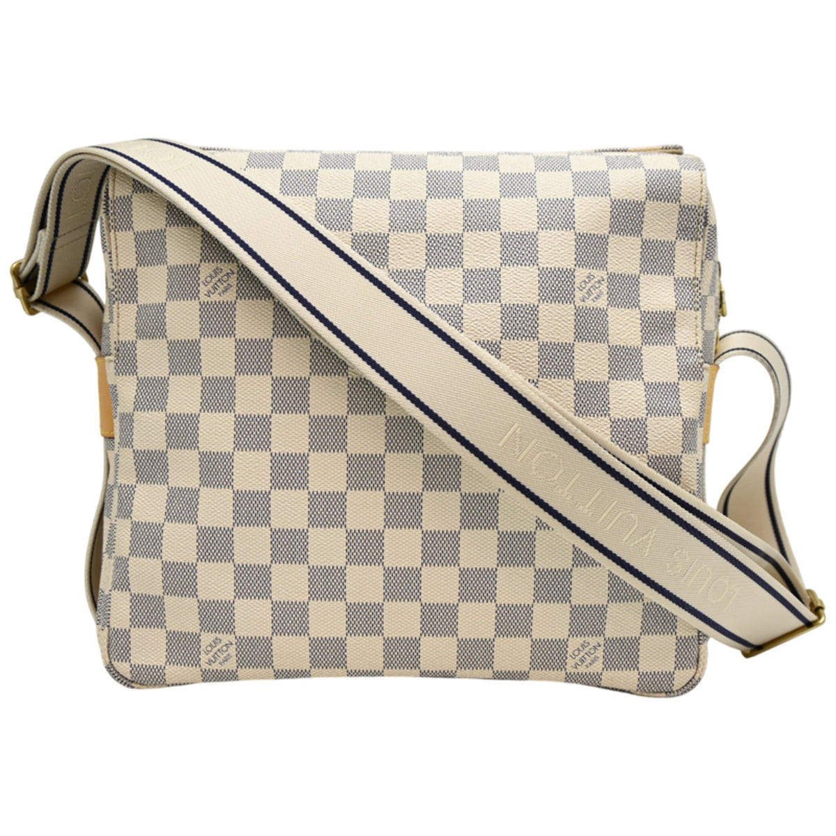 Louis Vuitton White Damier Azur Shoulder Bag (Pre-Owned)