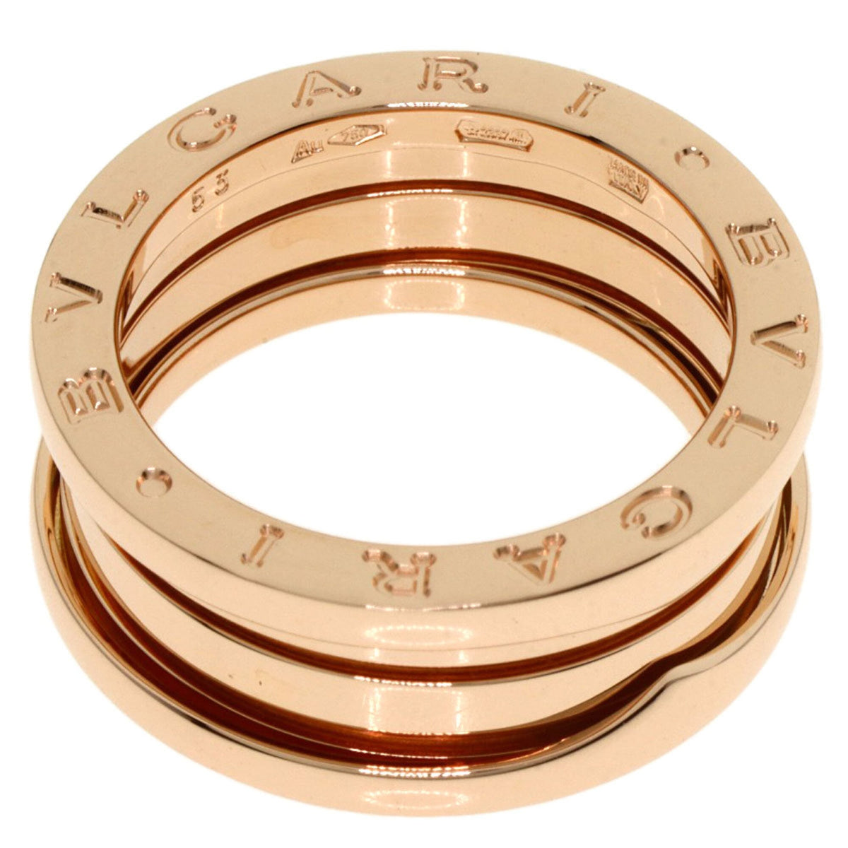 Bvlgari Pink Gold Pink Gold (18K) Band Ring (Pre-Owned)