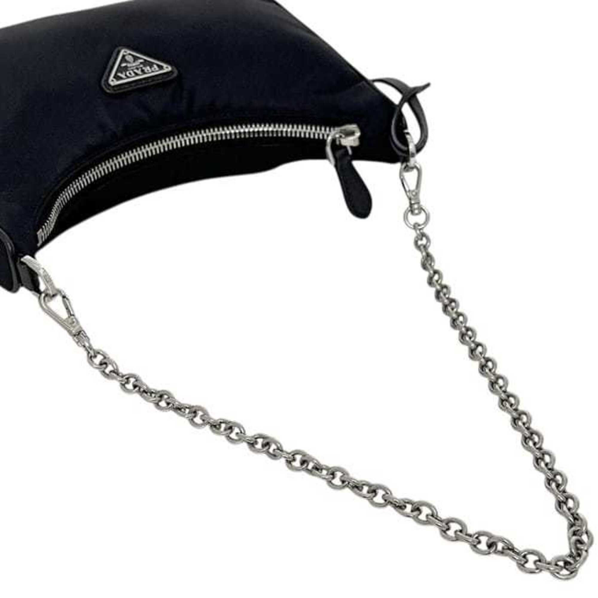 Prada Black Nero Nylon Shoulder Bag (Pre-Owned)
