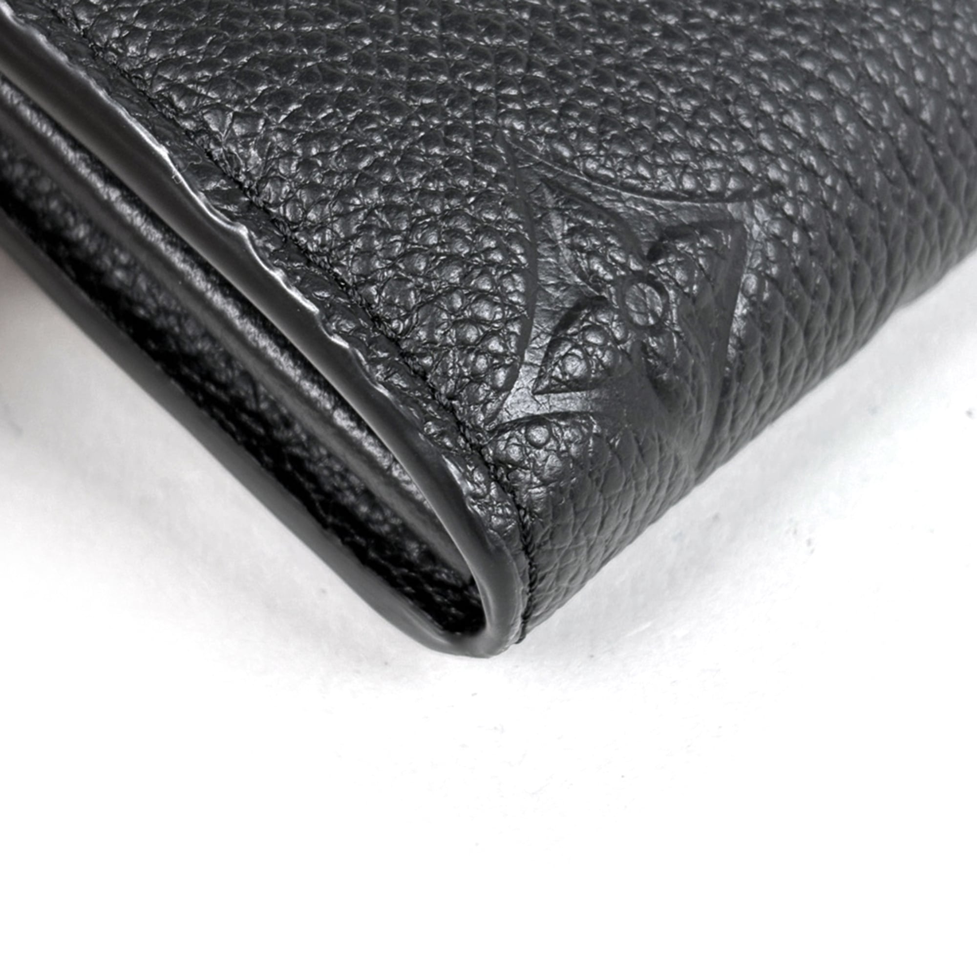 Louis Vuitton Black Noir Monogram Empreinte Long Wallet (Bi-Fold) (Pre-Owned)