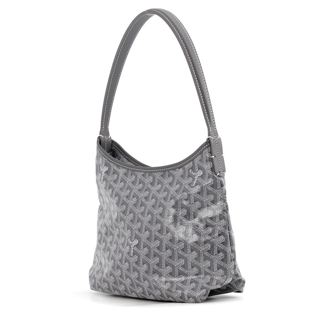Goyard Gray Pvc Leather Handbag Pouch (Pre-Owned)