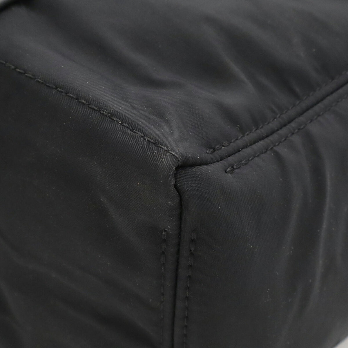 Hermes Black Nylon Handbag Tote Bag (Pre-Owned)