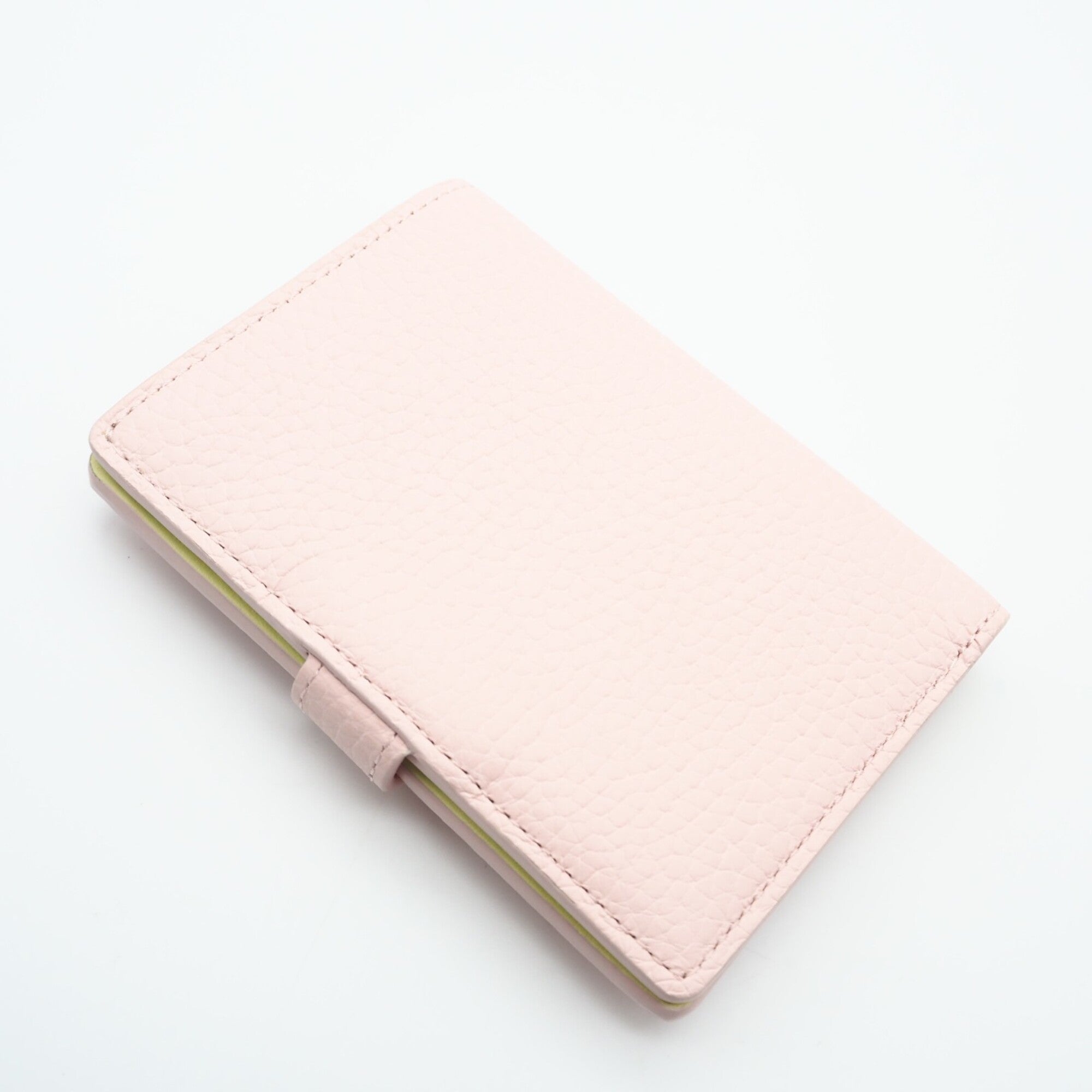 Louis Vuitton Taurillon Pink Yellow Leather Wallet (Bi-Fold) (Pre-Owned)